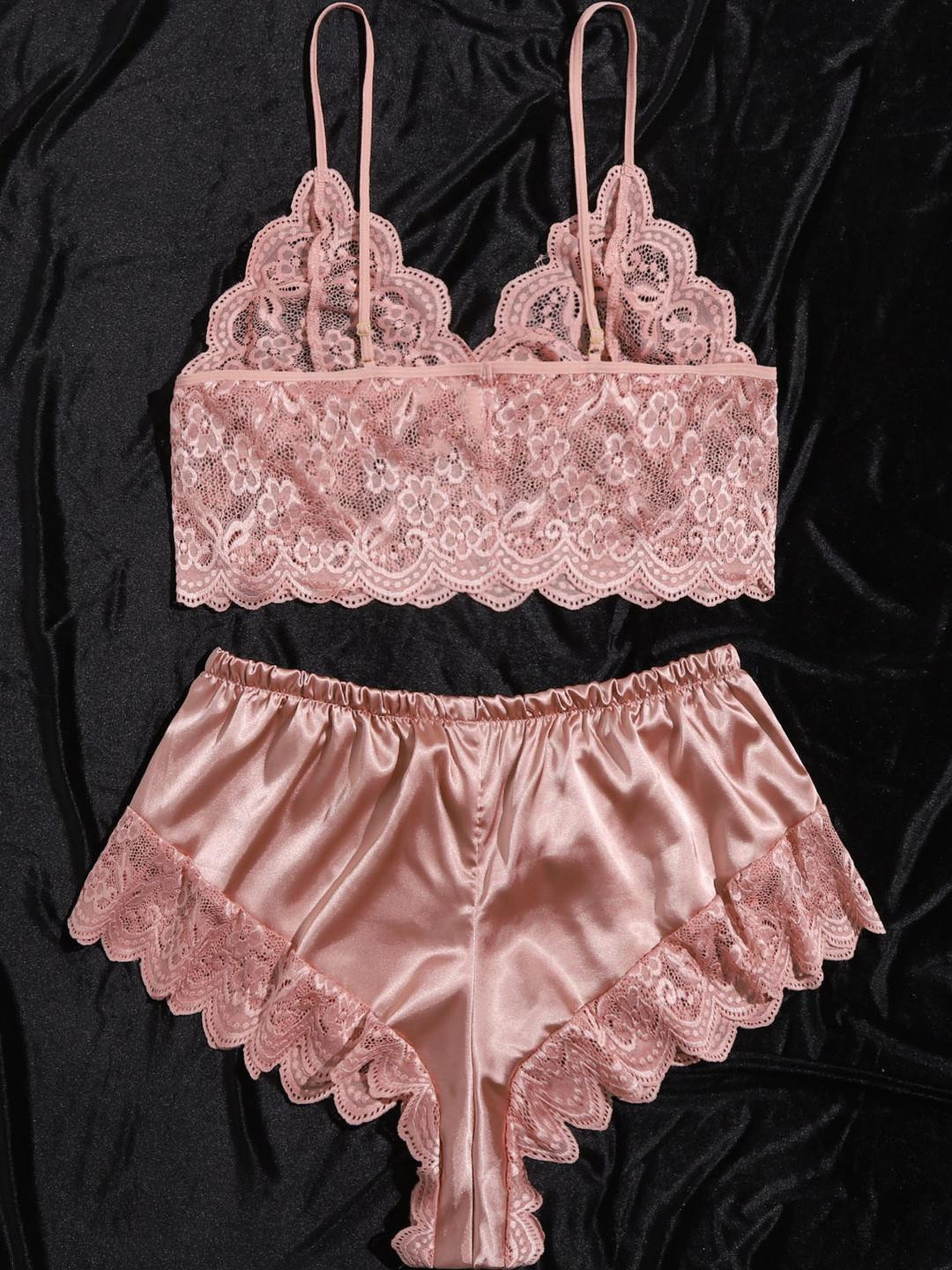 PHALIN Women Satin Night suits