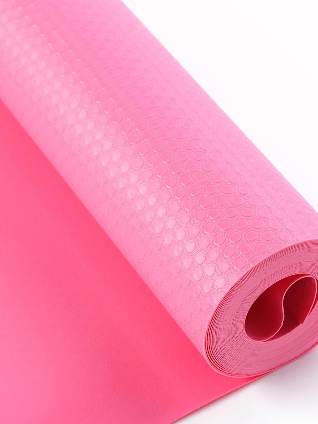 HOME ARK Pink Water Resistant Shelf Liner