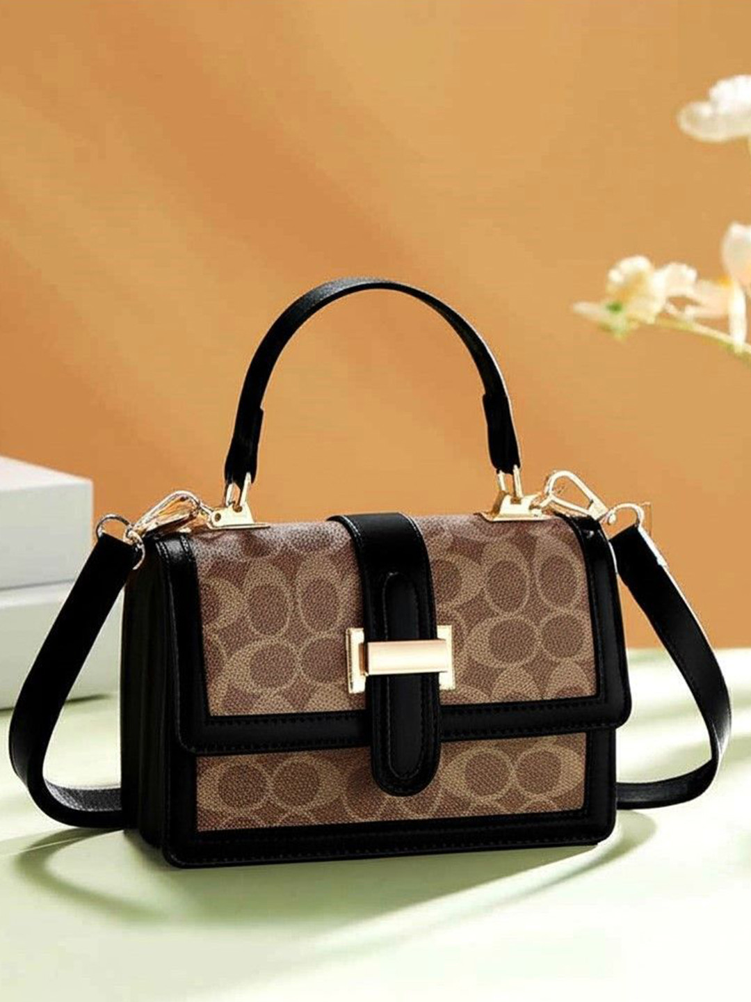 Diva Dale Textured Bowling Sling Bag