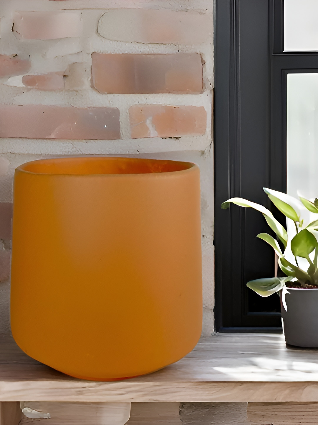 LASAKI Clara Bronze Ceramic Planters