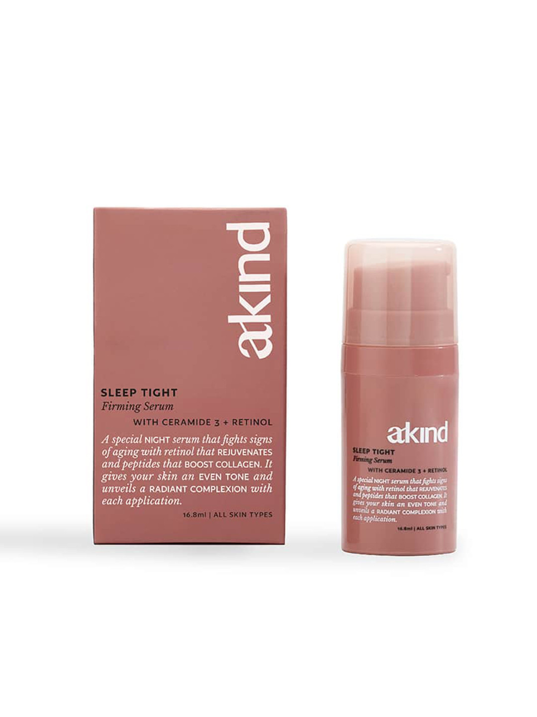 akind Sleep Tight Firming Serum Mini with Ceramide 3 & Retinol - 16.8 ml