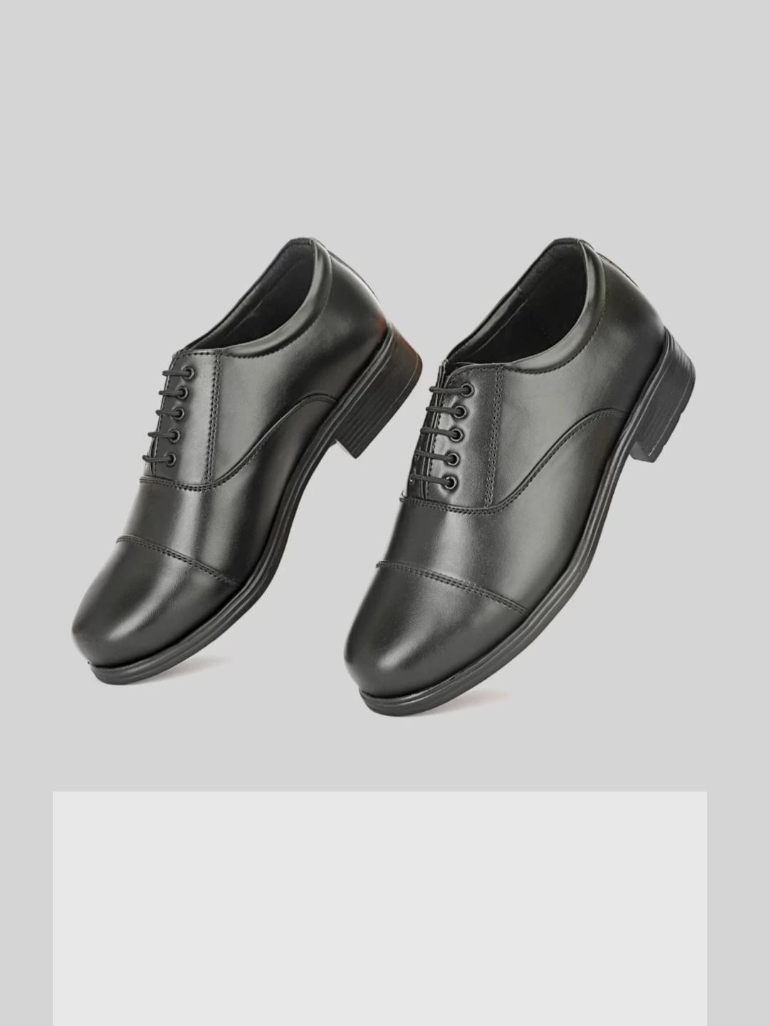 KATENIA Men Lightweight Faux Leather Oxford Shoes