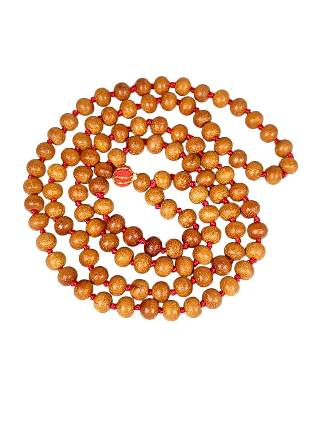 KASHI VISHWANATH RUDRAKSHA & GEMS Safed Chandan Mala