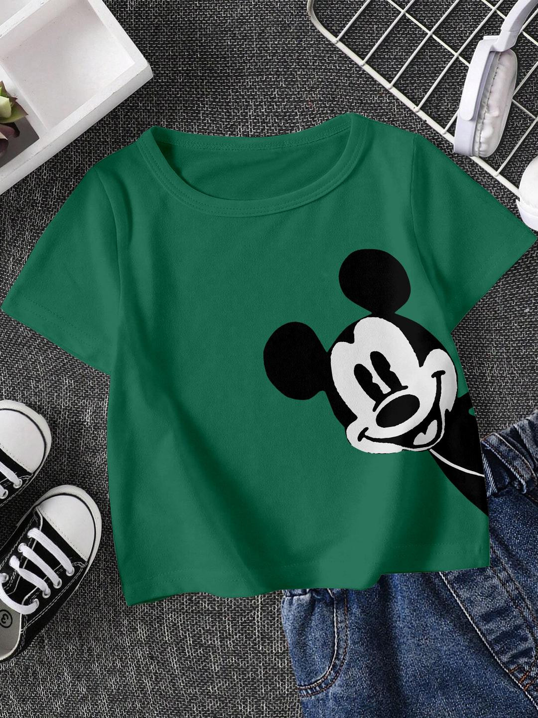 FIONAA TRENDZ Kids Green Tshirts