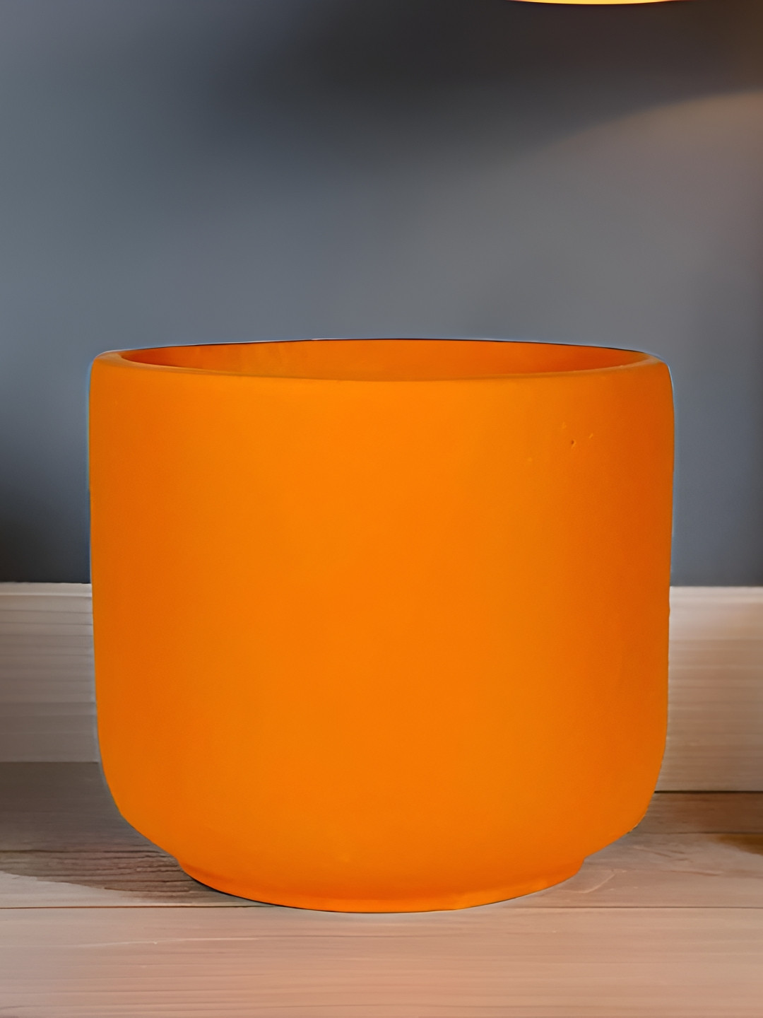 LASAKI Orin Orange Ceramic Planters