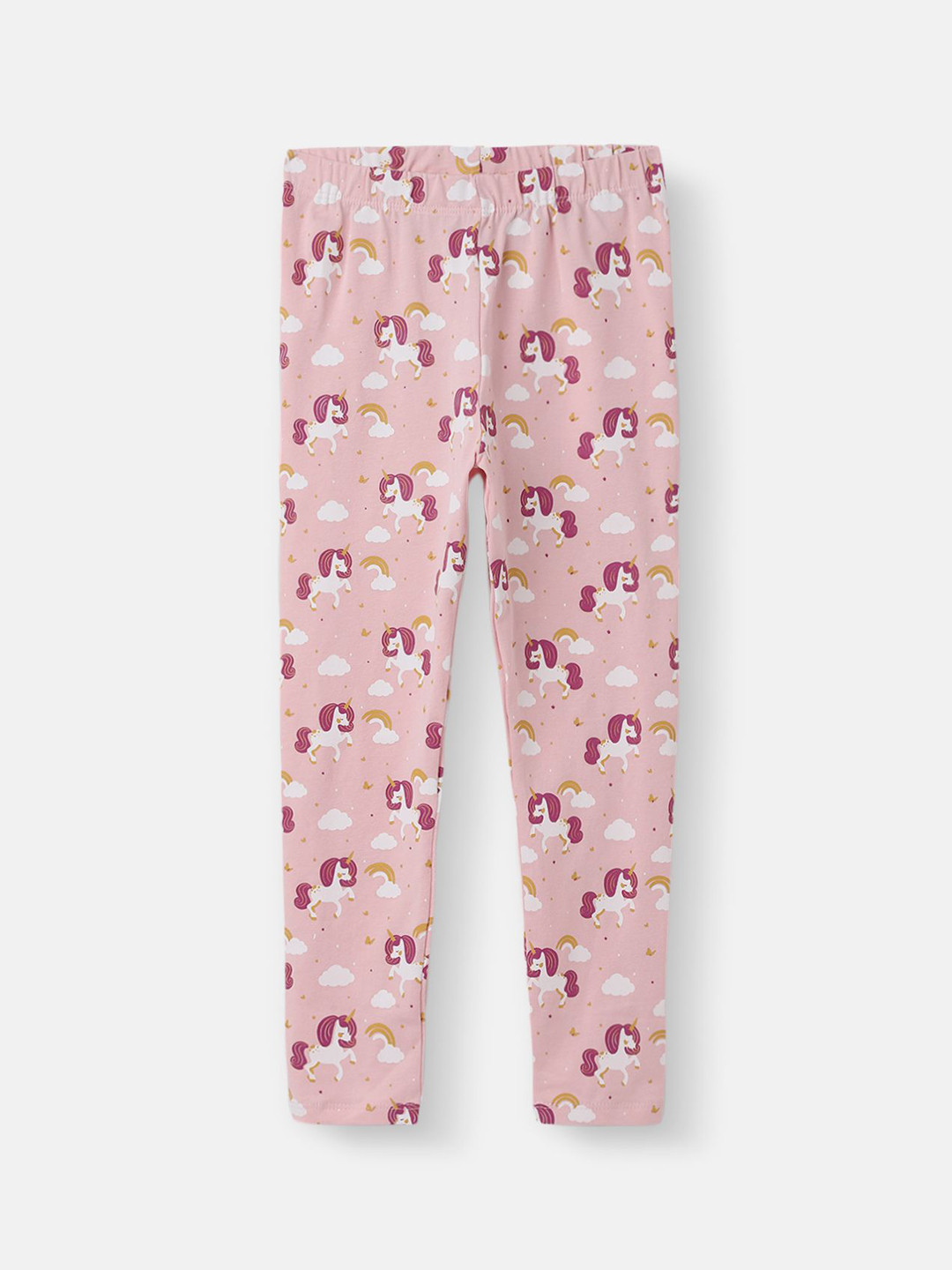 Nauti Nati Girls All-Over Unicorn Printed Ankle Length Leggings