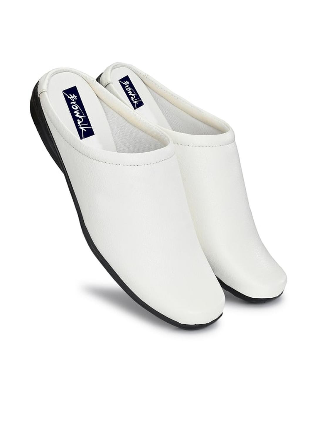 Browalk Men White Shoe Style Sandals