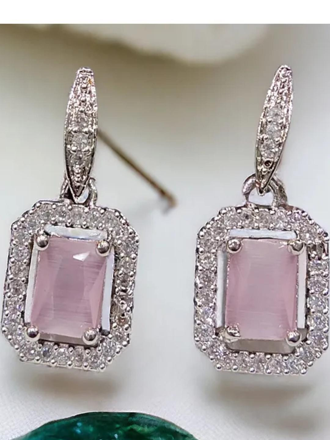 Stylish Designer Earrings- Pink