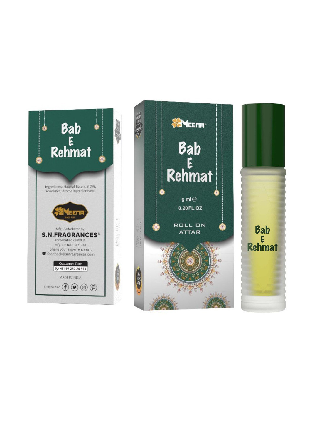 MEENA Babe E Rehmat Long Lasting Roll On Attar - 6 ml