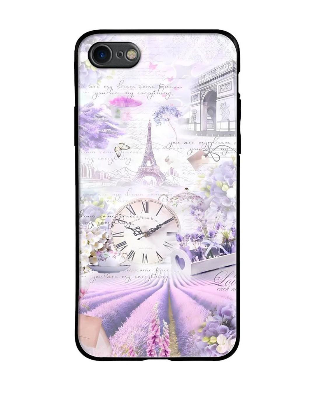 QRIOH Floral Printed iPhone 7 Back Case Mobile Accessories
