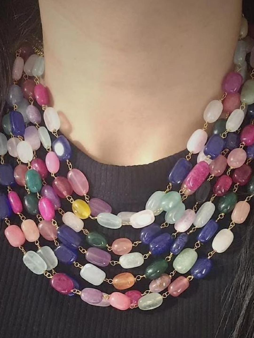 Brass-Plated Brass Necklace