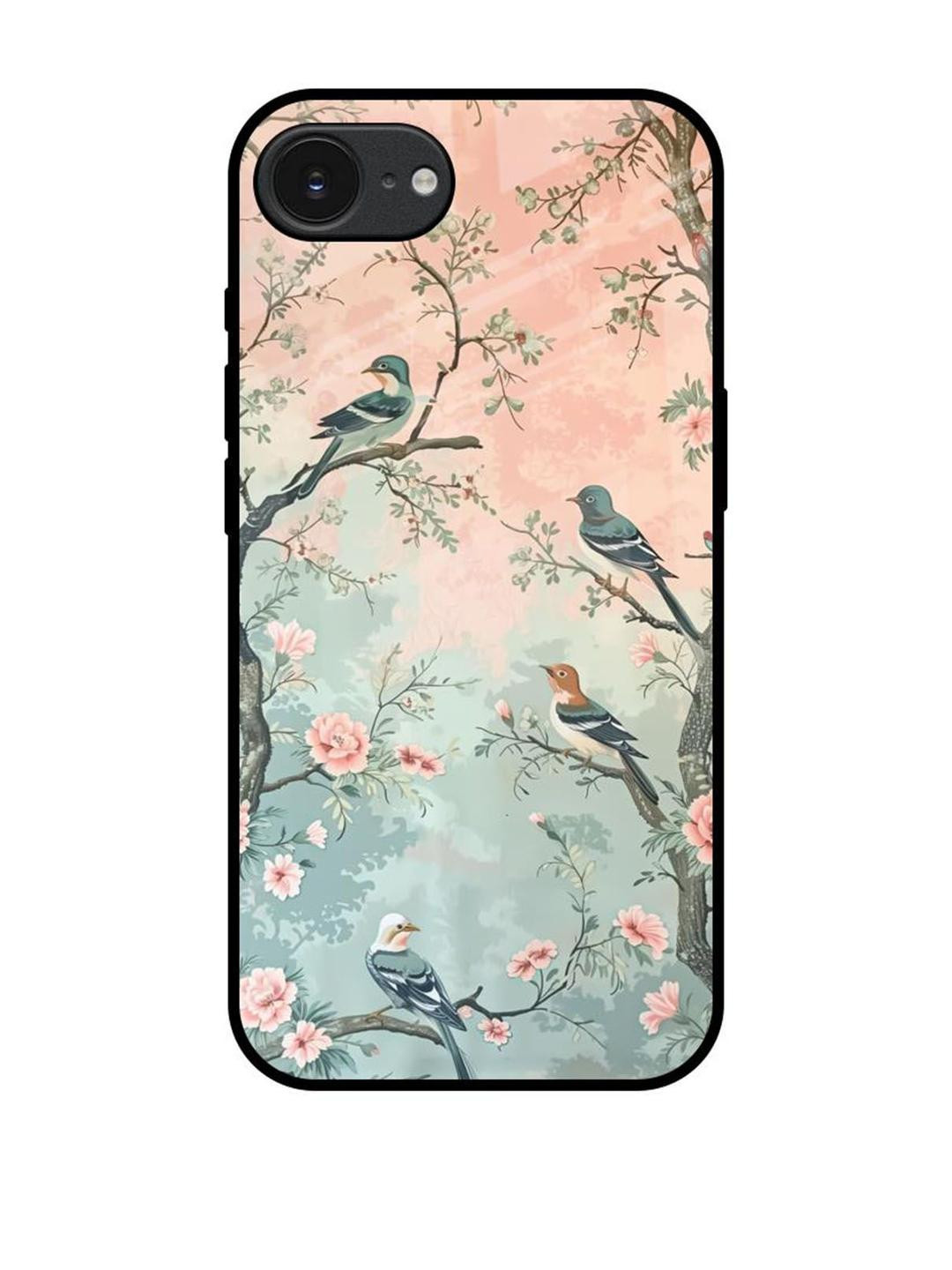 QRIOH Tropical Printed Apple iPhone 16e Back Case Mobile Accessories