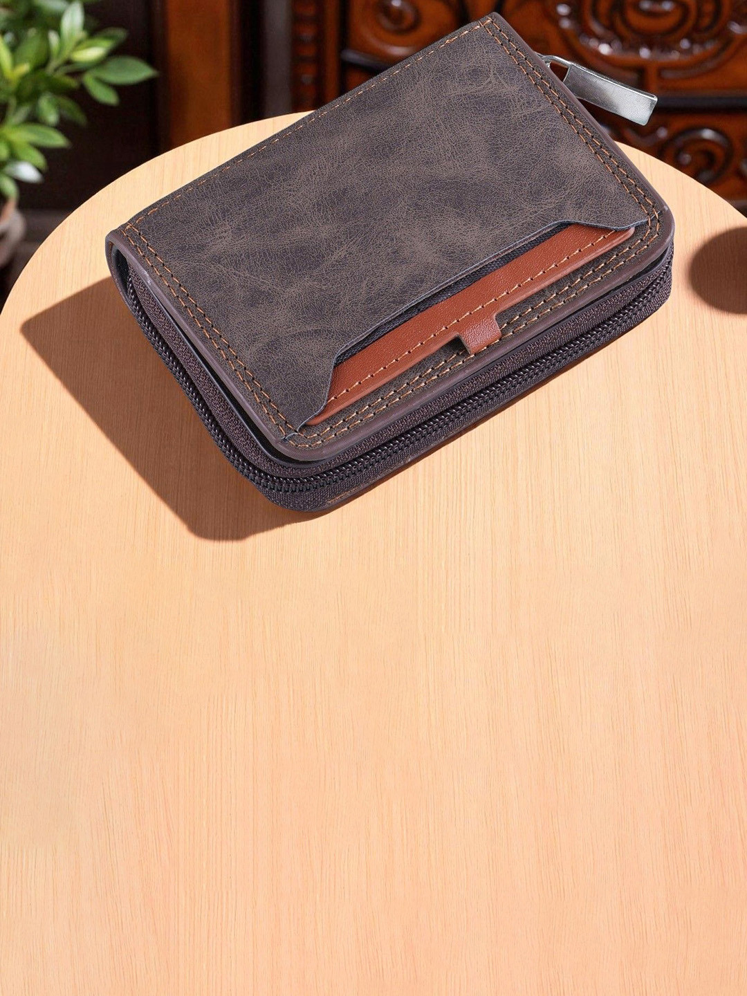 WATCHSTAR Unisex Set Of 2 RFID Protected Leather Card Holder