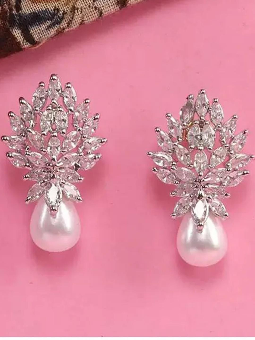 Stylish Designer Earrings- WHT
