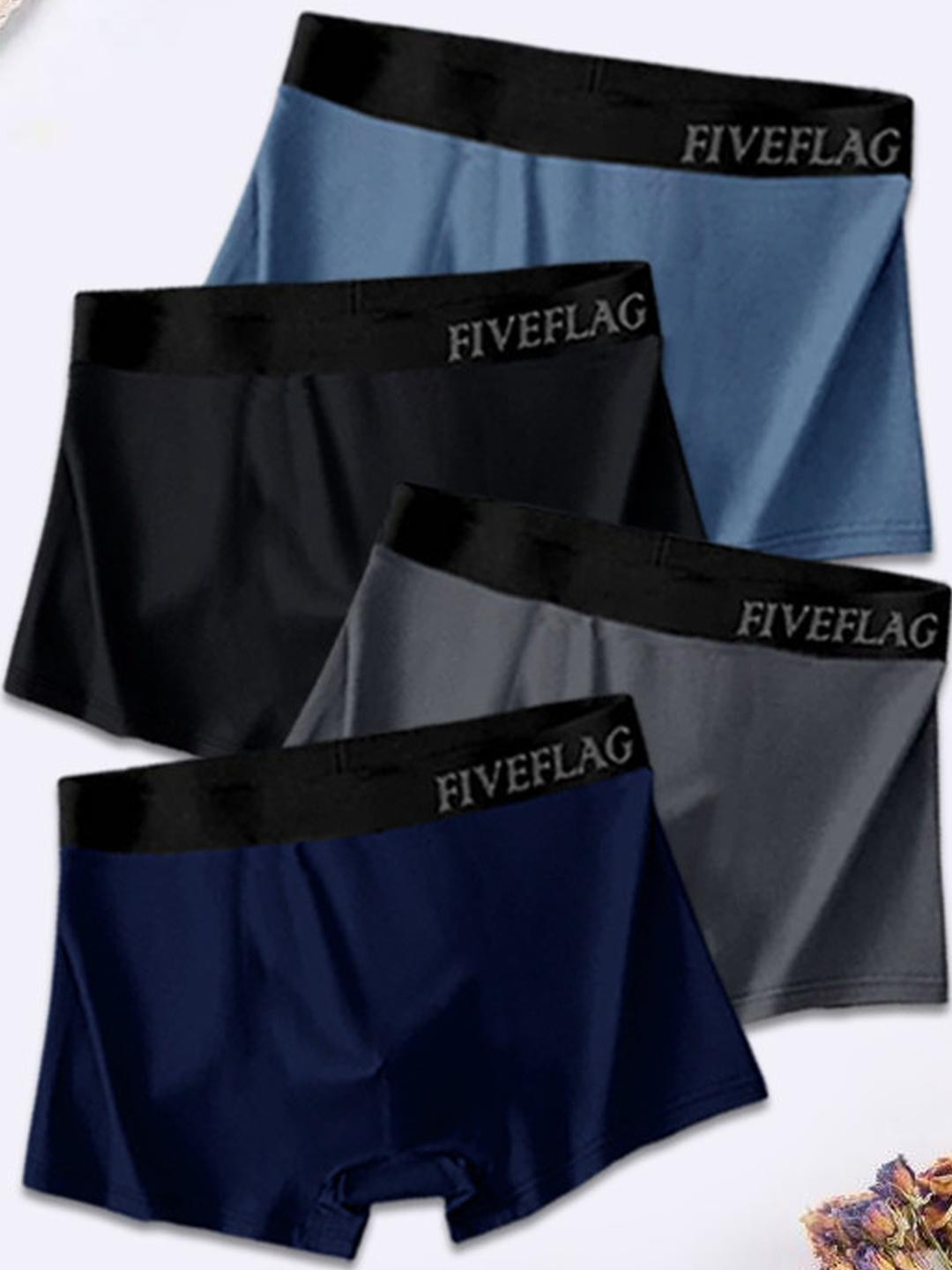 FiveFlag Pack of 4 Multicoloured Modal Trunks