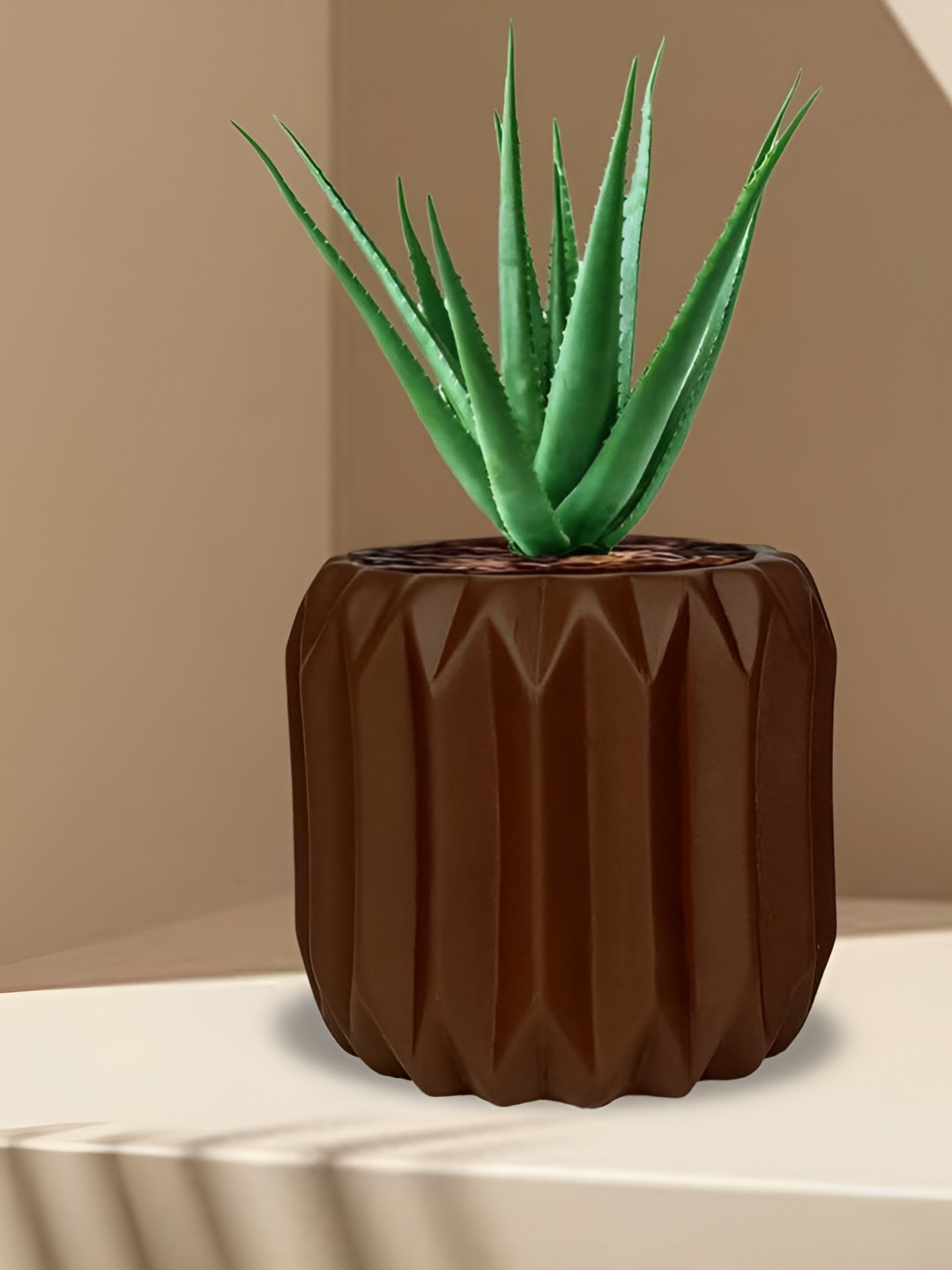 LASAKI Kavira Copper Truffle Ceramic Planters