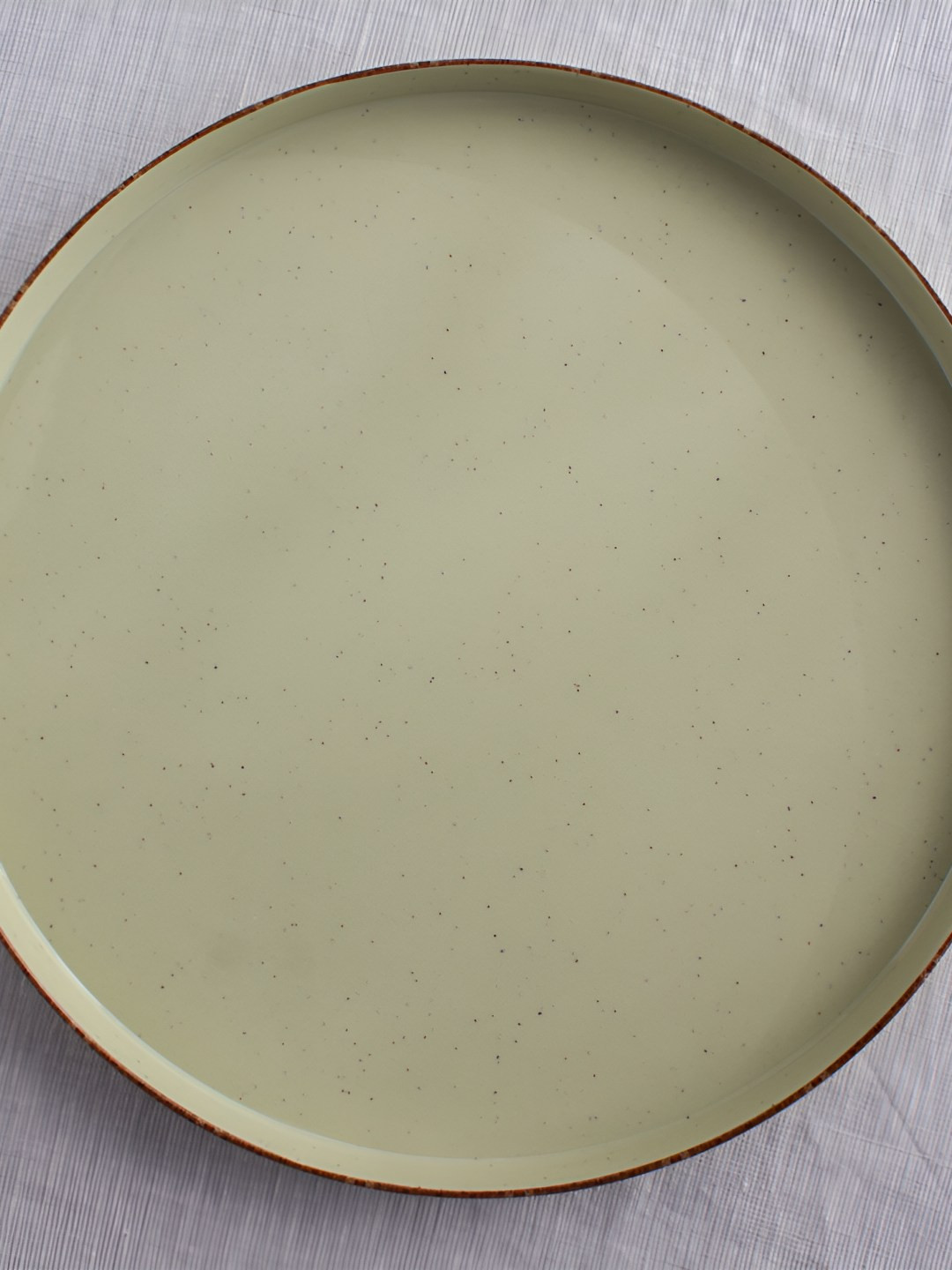 Home Centre Meadows Plato Green Melamine Easy to Clean Plate