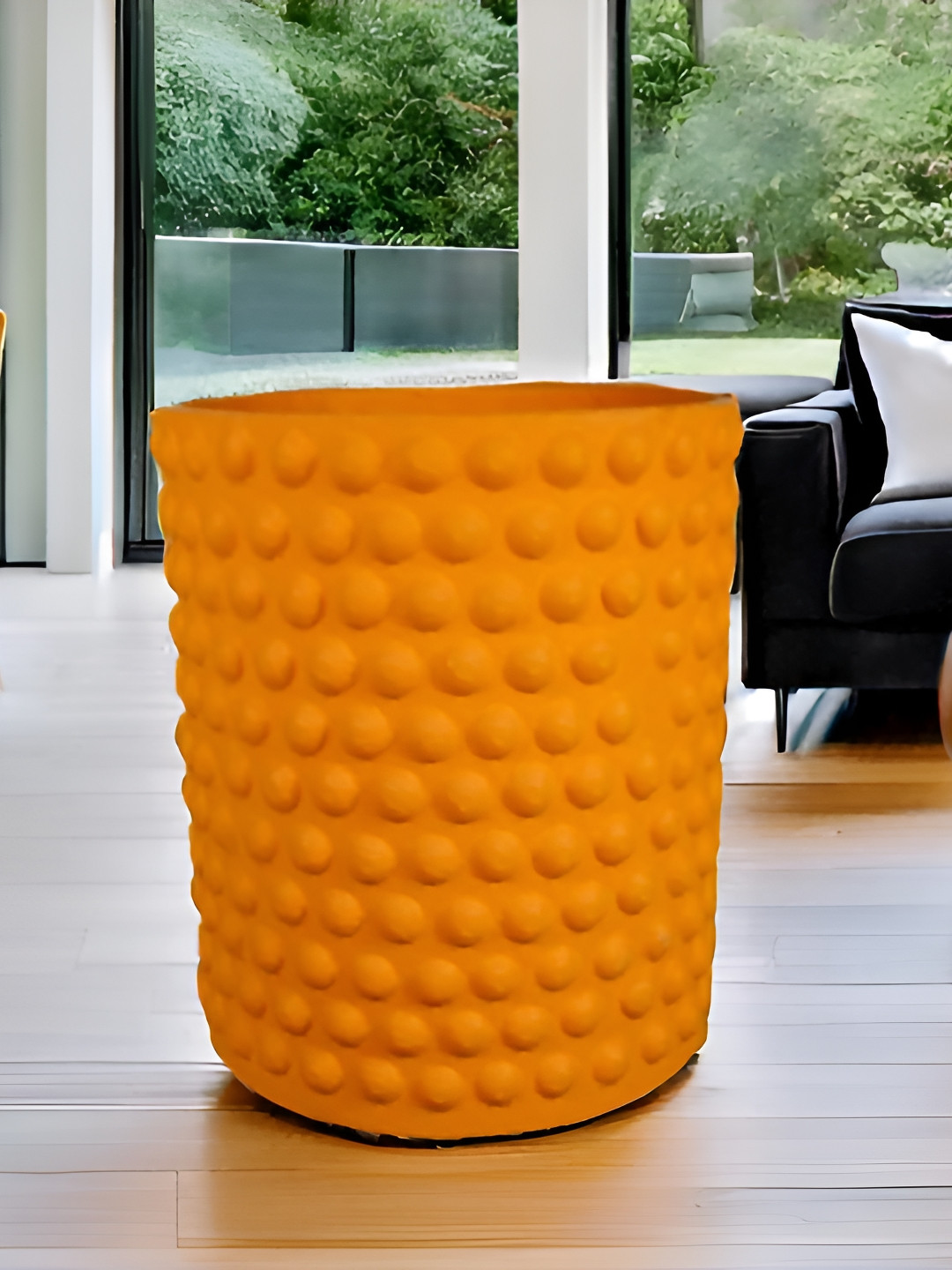 LASAKI Bubble Brown Big Lily Ceramic Planters