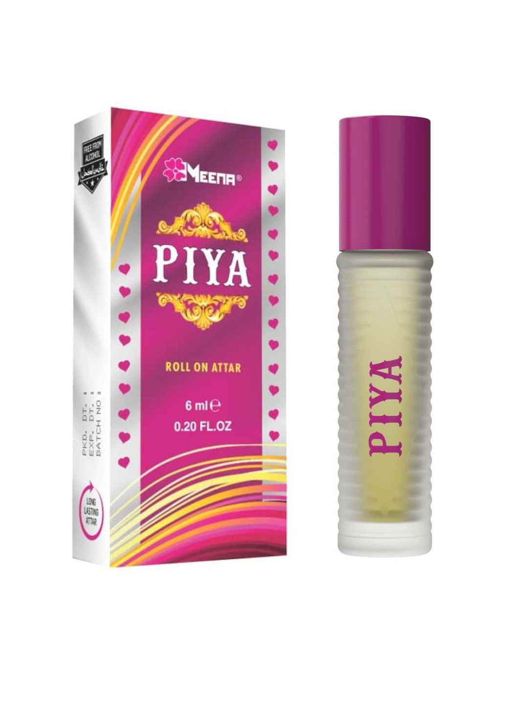MEENA Piya Long Lasting Roll On Attar - 6 ml