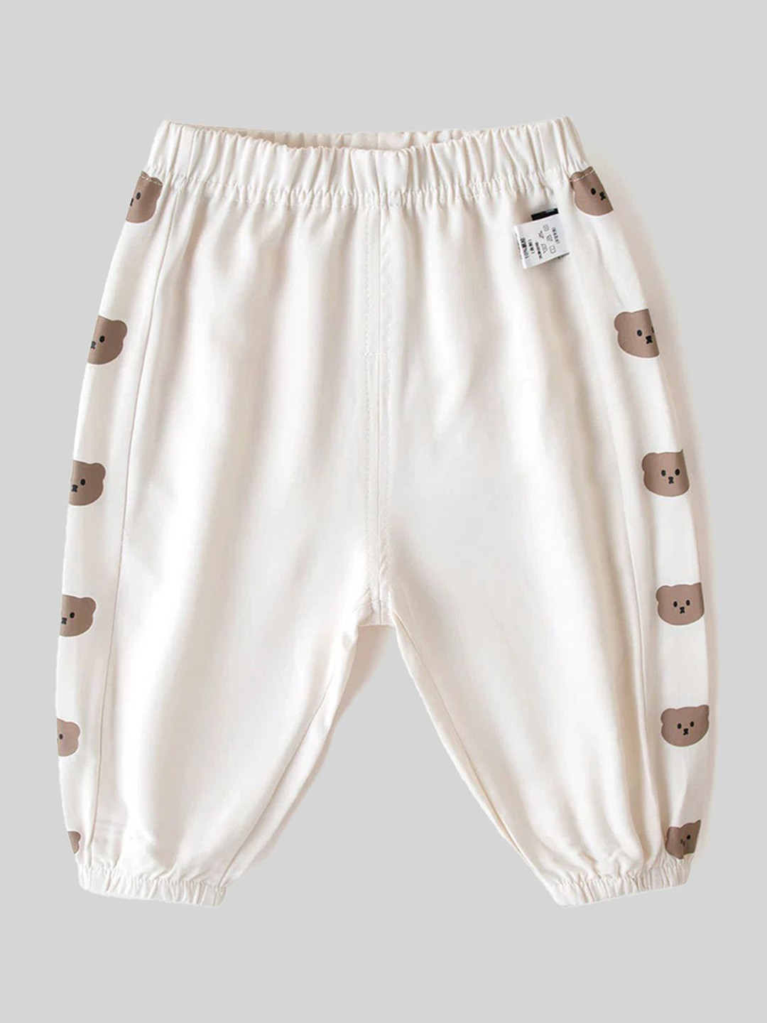 LULU & SKY Girls Novelty Pattern Loose Fit High-Rise Trousers