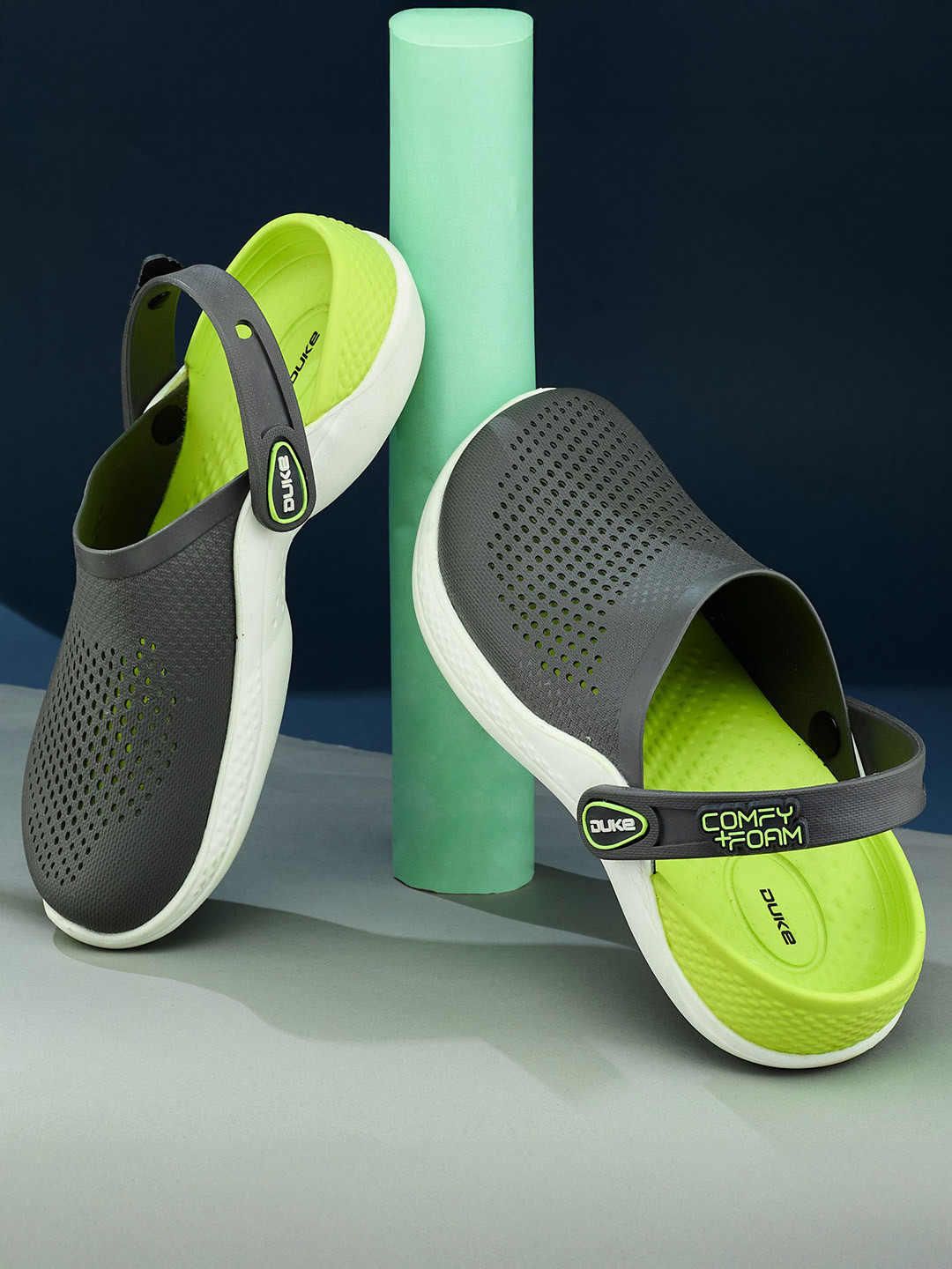 Duke Men Self Design ComfyKing Clogs