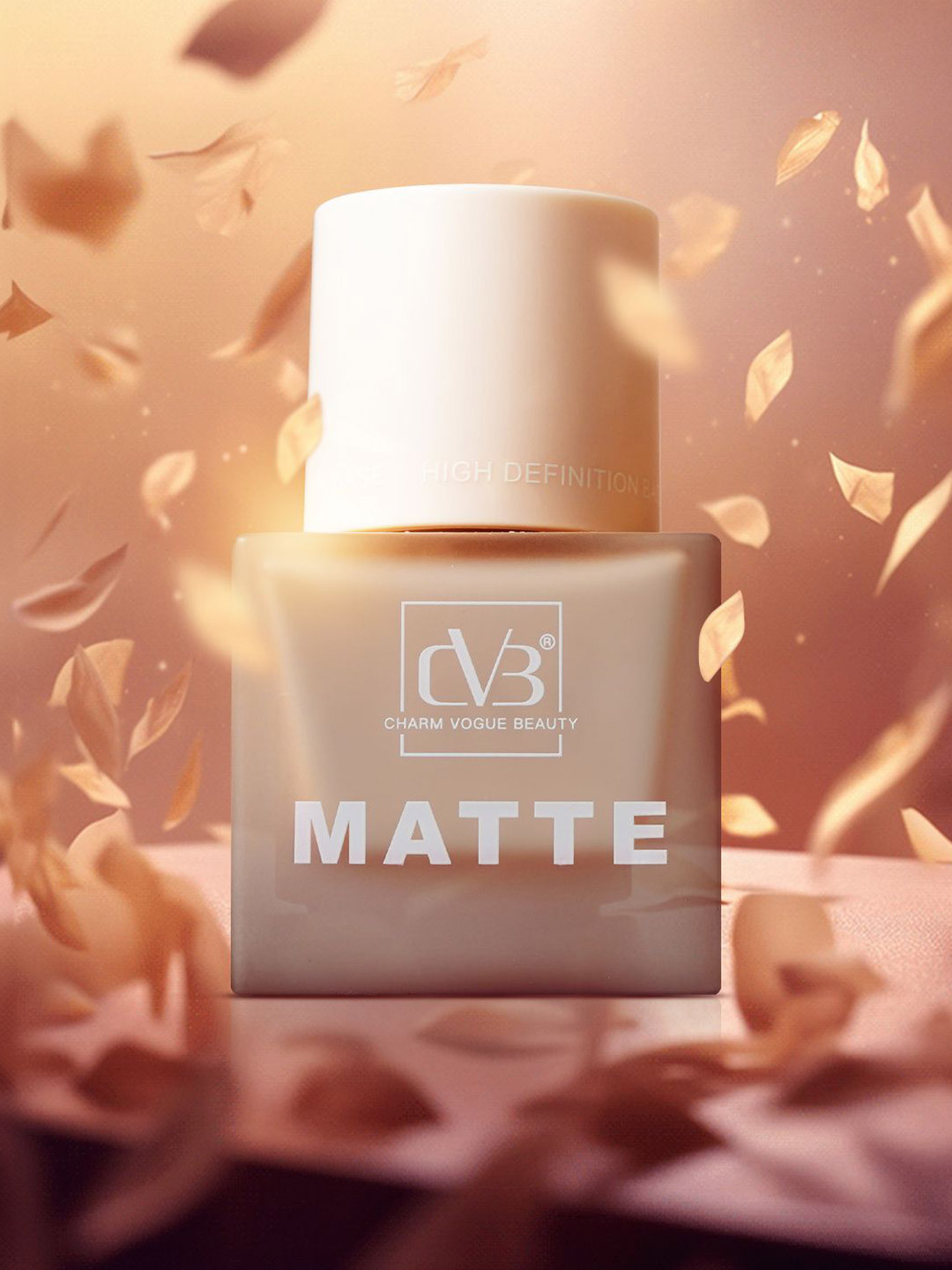 CVB High Definition Base Matte Foundation - 50 ml - Soft Ivory 02