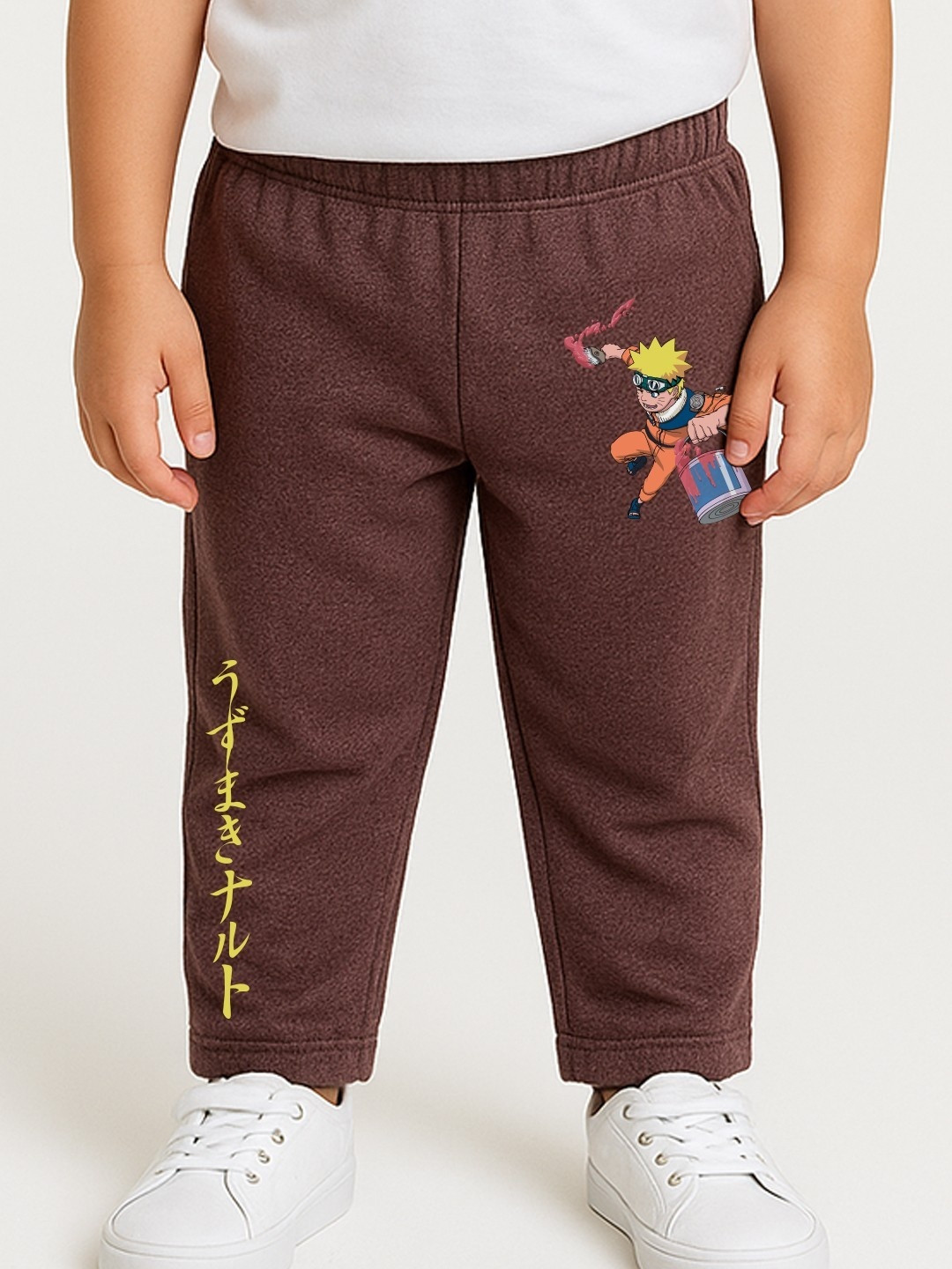 YK X Minute Mirth Naruto Boys Printed Track Pants