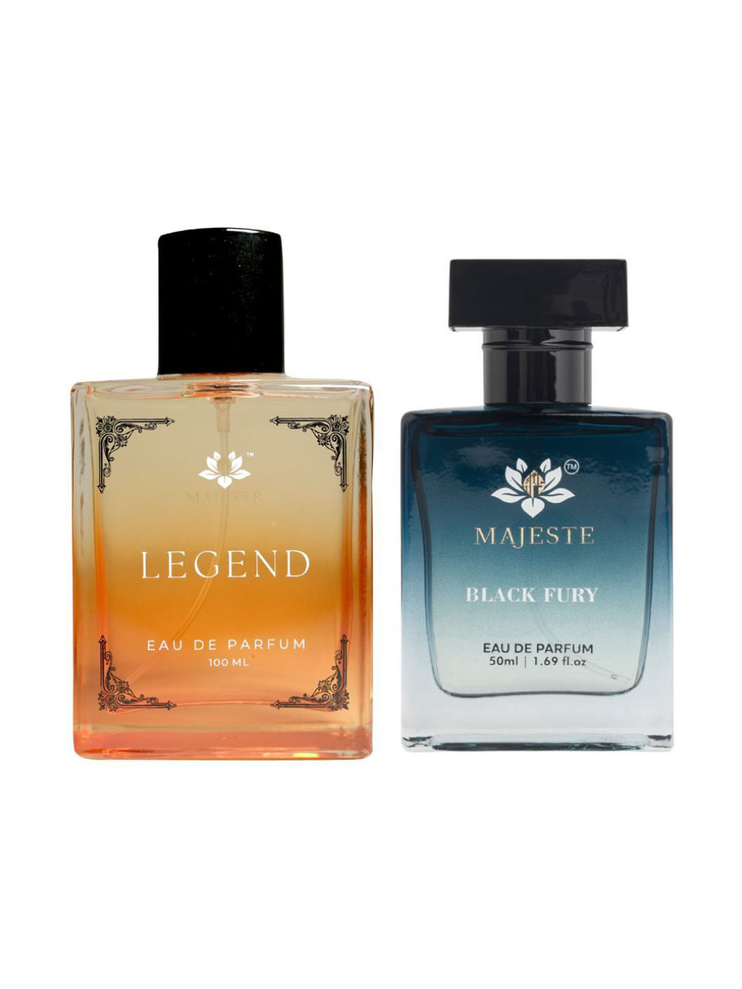 APS Majeste Set Of 2 Legend & Black Fury Eau De Parfum - 50 ml & 100 ml