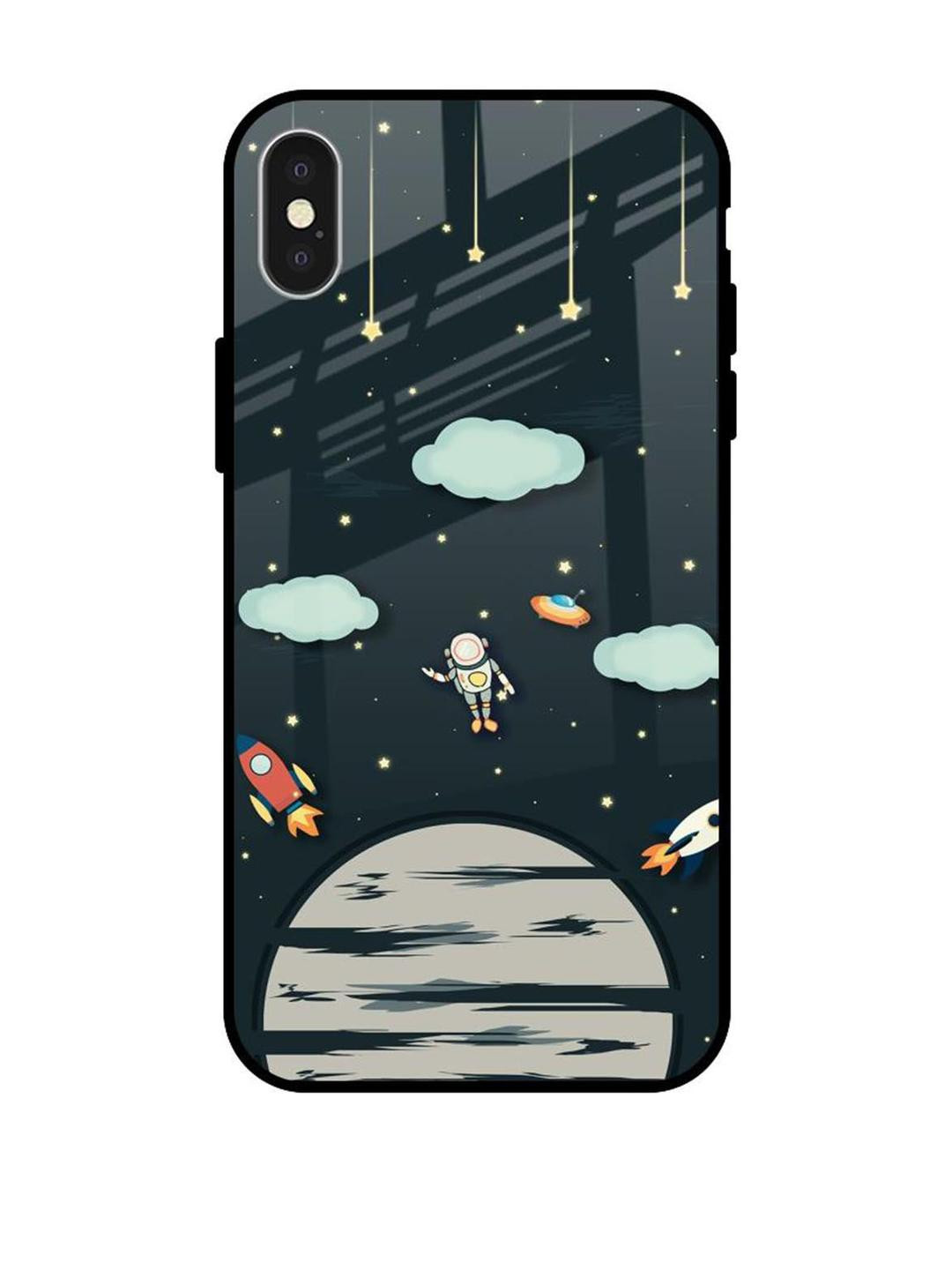 QRIOH Cartoon Characters Printed iPhone X Back Case Mobile Accessories