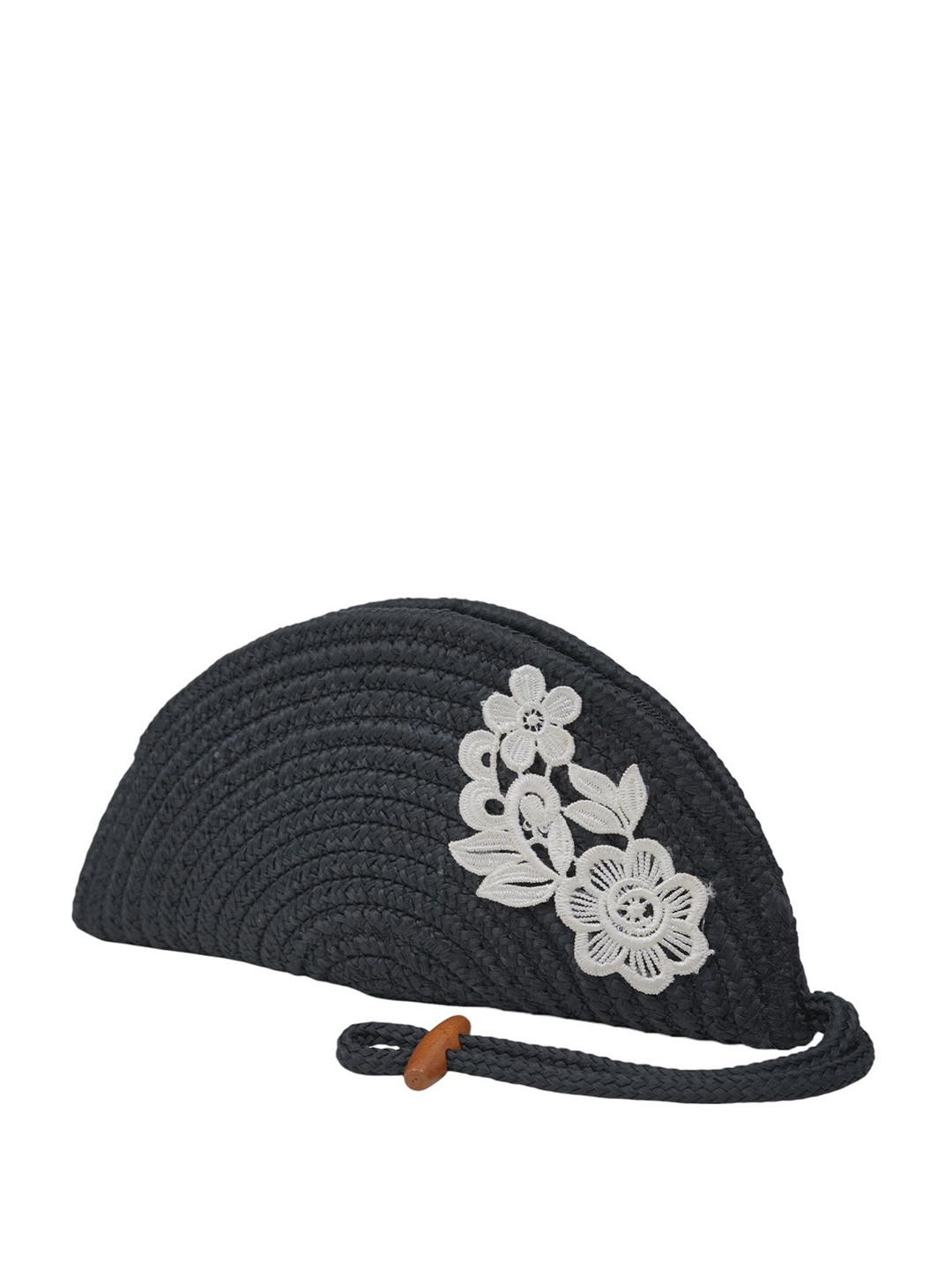 AURKA Floral Embroidered Purse Clutch With Wrist Loop