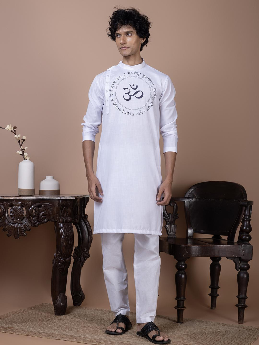 PulseIQ Mens Kurta Pyjama Set