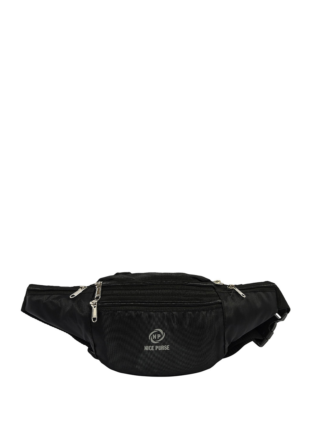 NICE PURSE Brand Logo Printed Waist Pouch