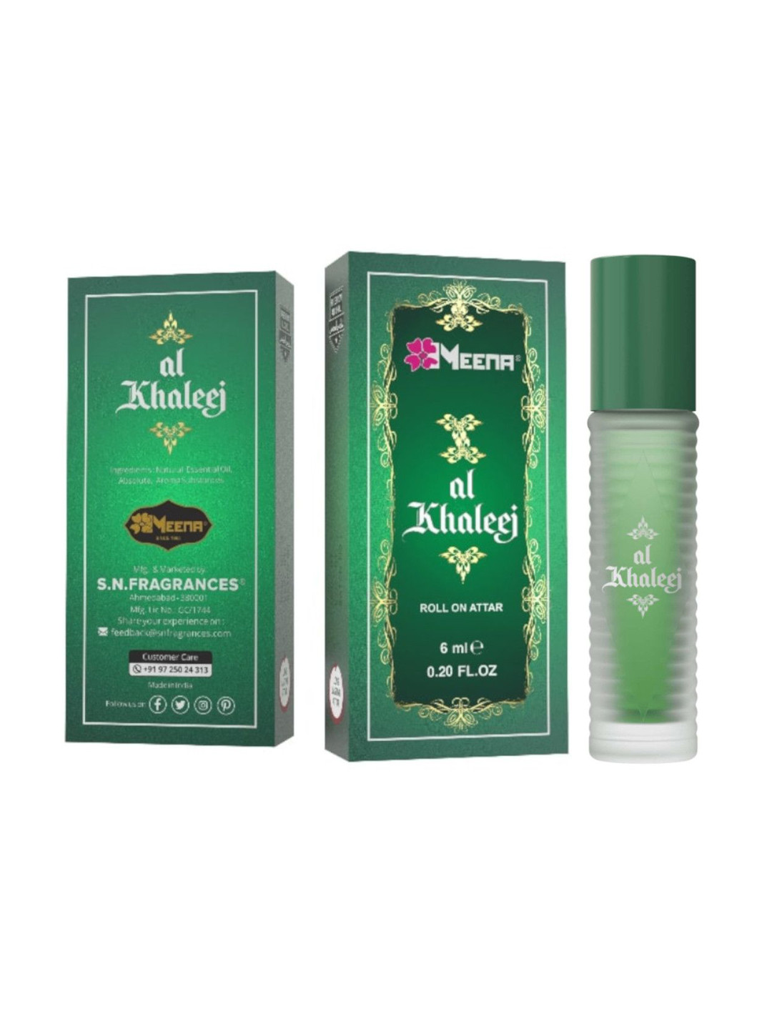 MEENA Al Khaleej Long Lasting Attar - 6 ml