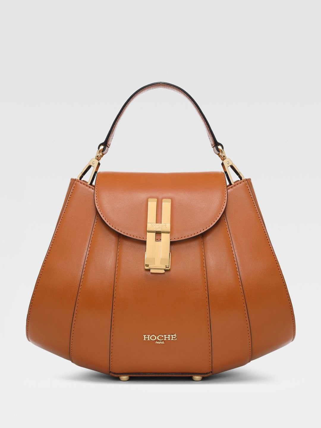Hoche Paris Leather Shopper Handheld Bag