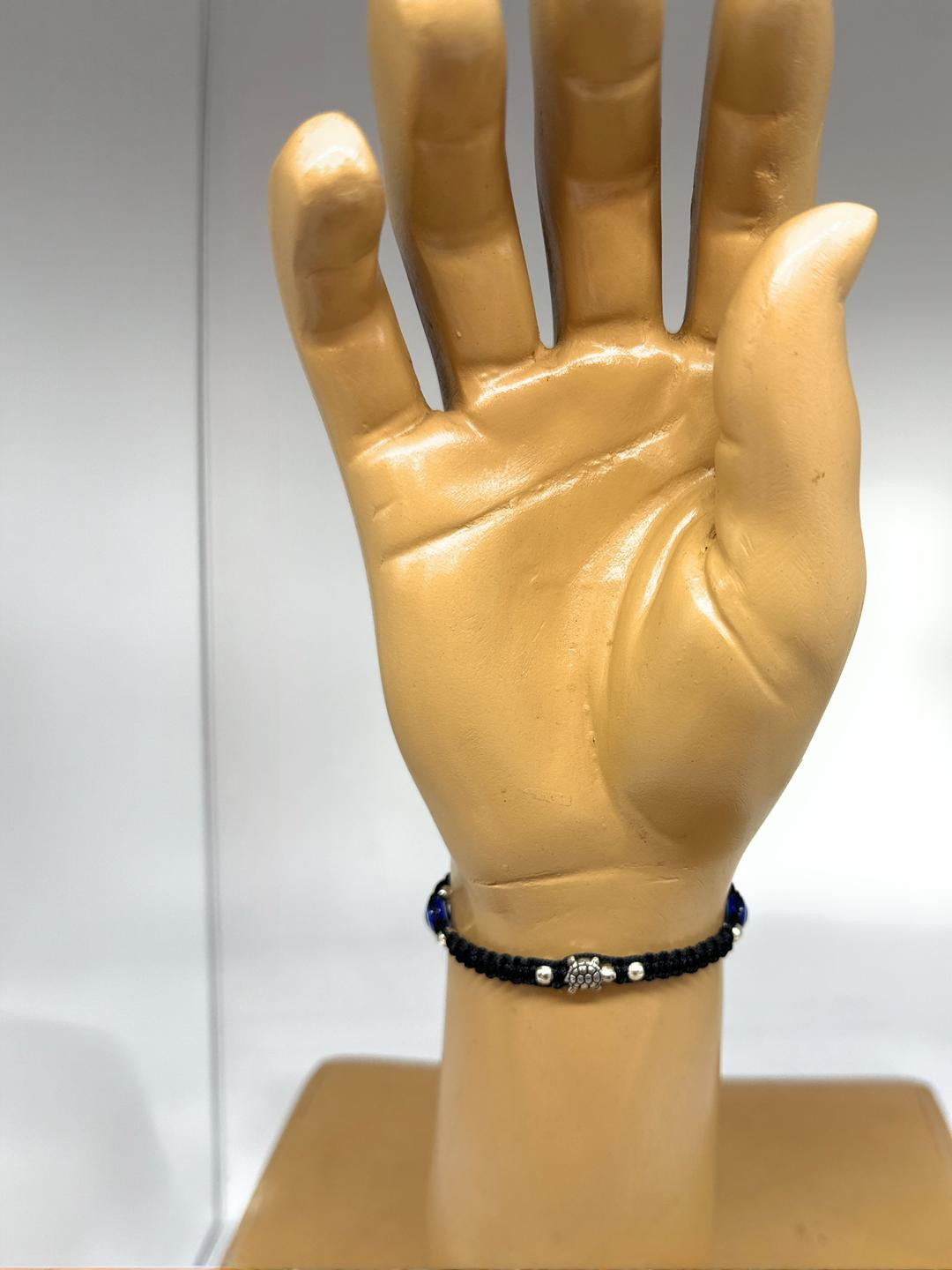 Bk silk dori turtle evil eye Bracelet