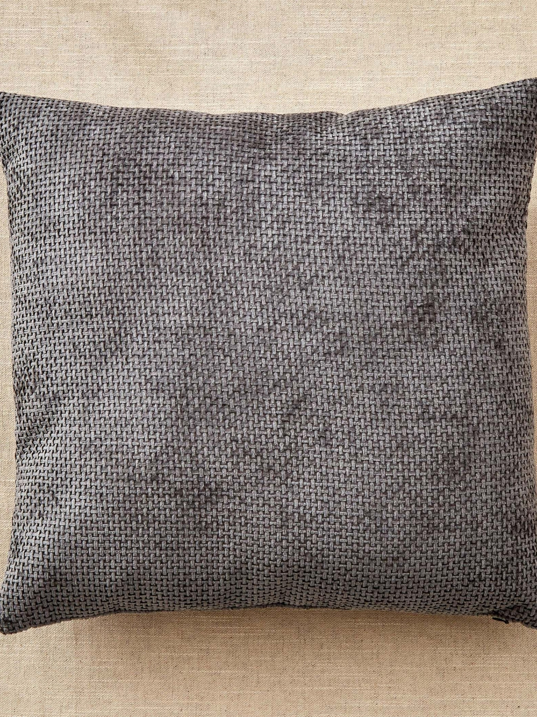 Home Centre Nile Woven Self-Designed Square Shaped Pre-FilledCushion