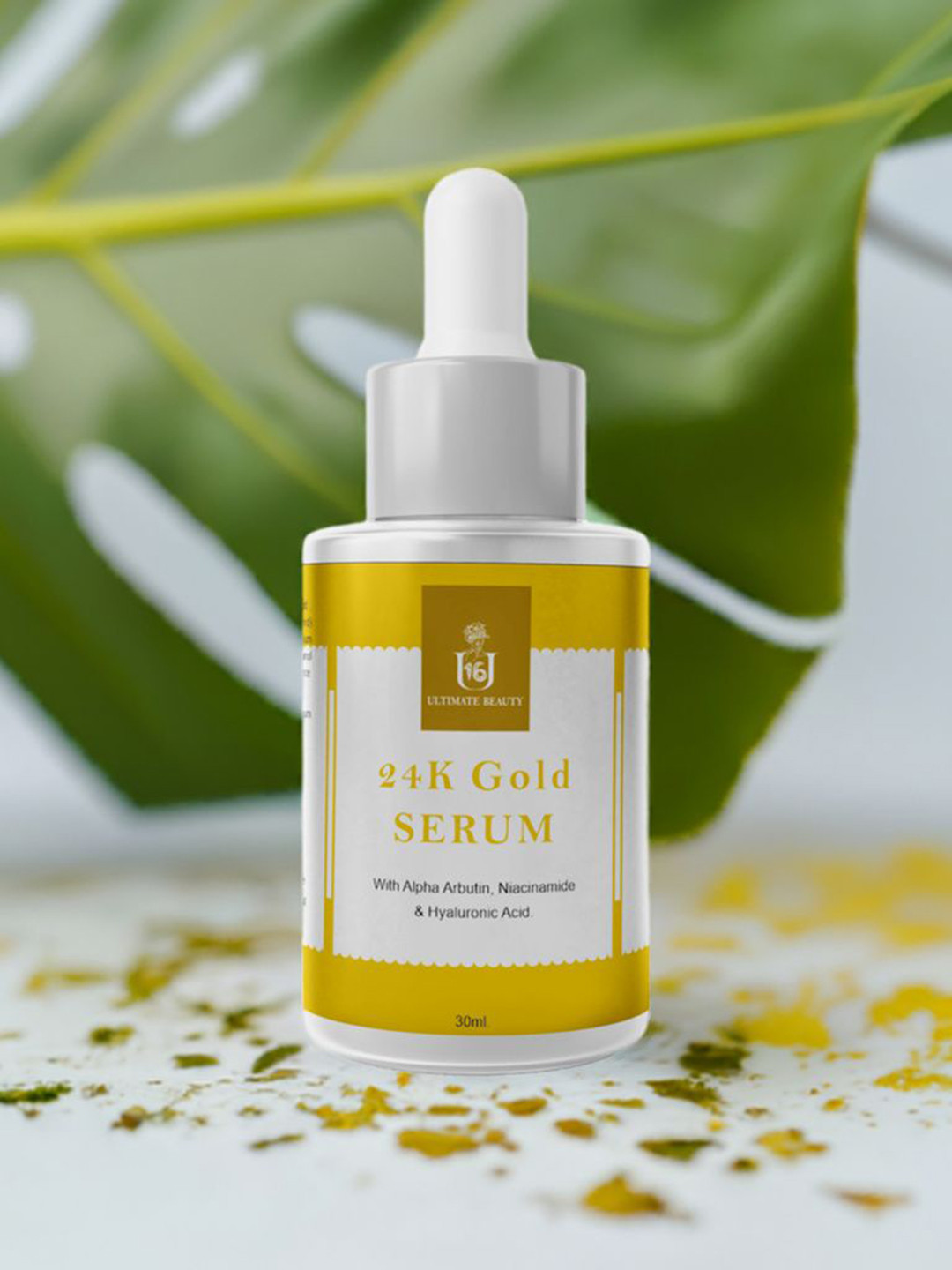 U16 Ultimate Beauty 24K Gold Serum With Alpha Arbutin - 30 ml