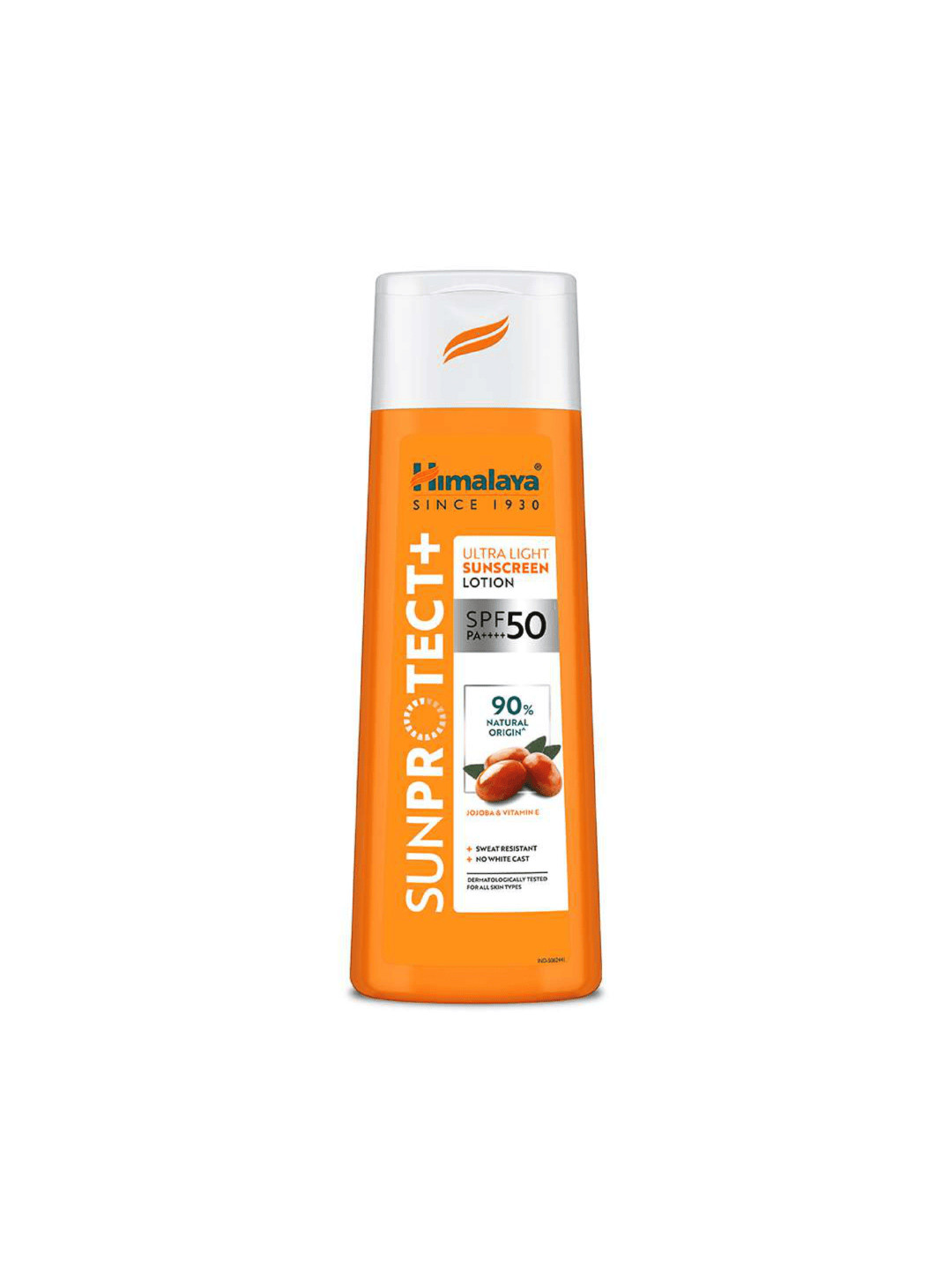 Himalaya SunProtect+ UltraLight Sunscreen Lotion with SPF50 PA++++ & No White Cast - 100ml