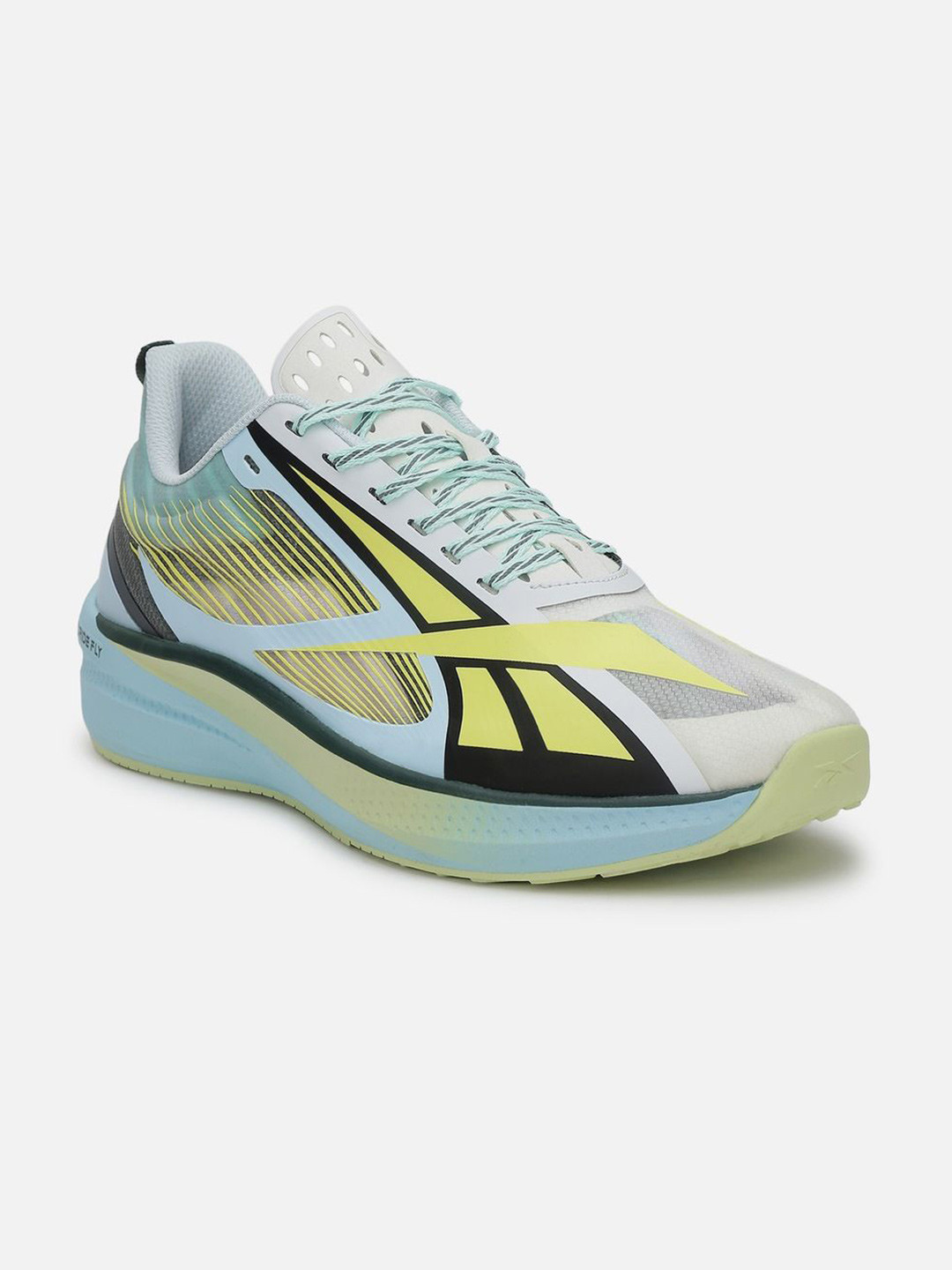 Reebok Swing Speed Men Colourblocked Round Toe Lace Ups Non-Marking Running Shoes