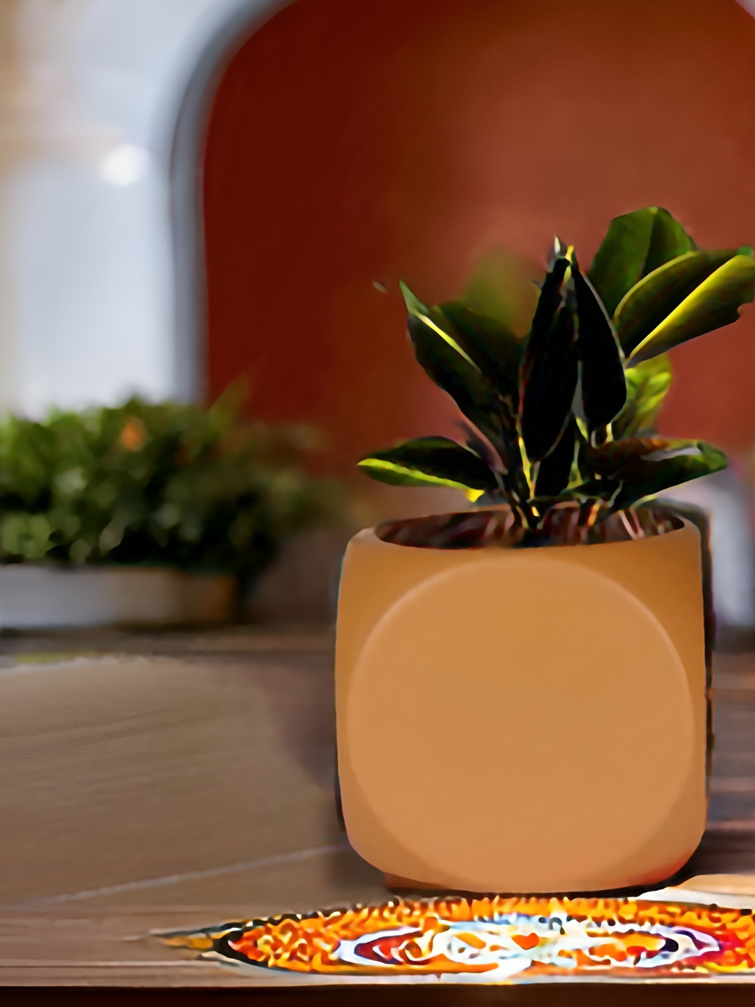 LASAKI Aero Bronze Ceramic Planters