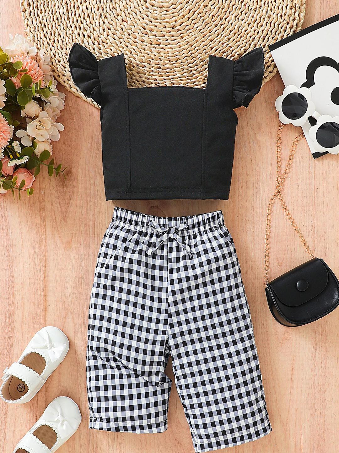 LULU & SKY Girls Top With Capris