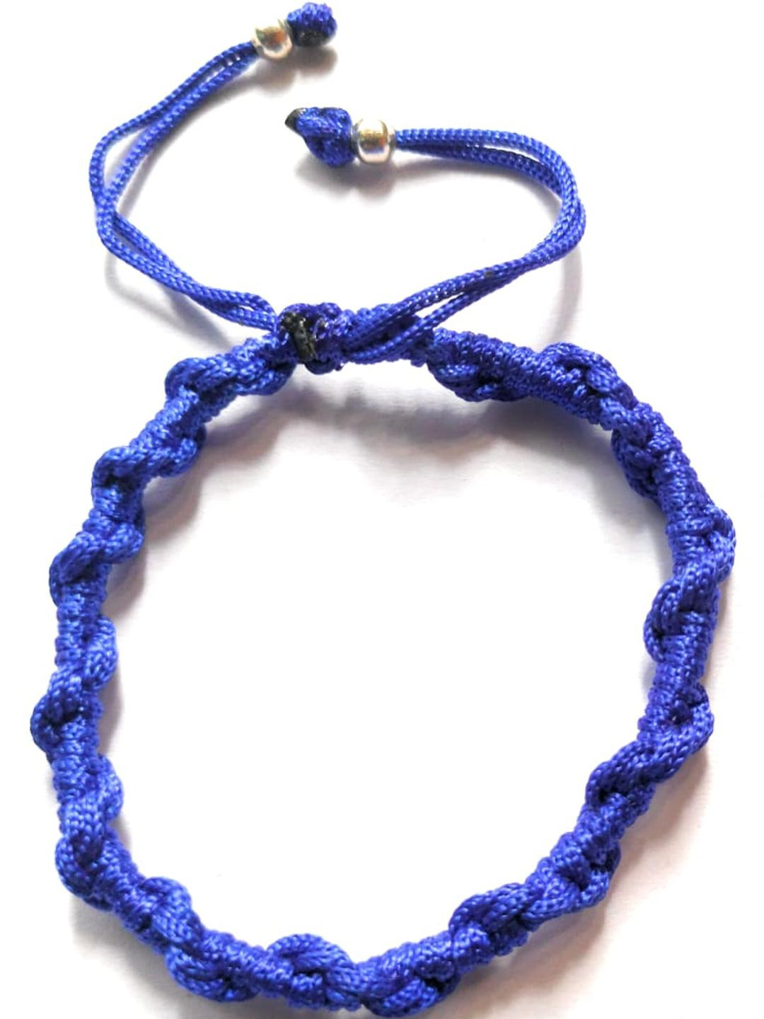 Blue Silk Dori Spring Bracelet