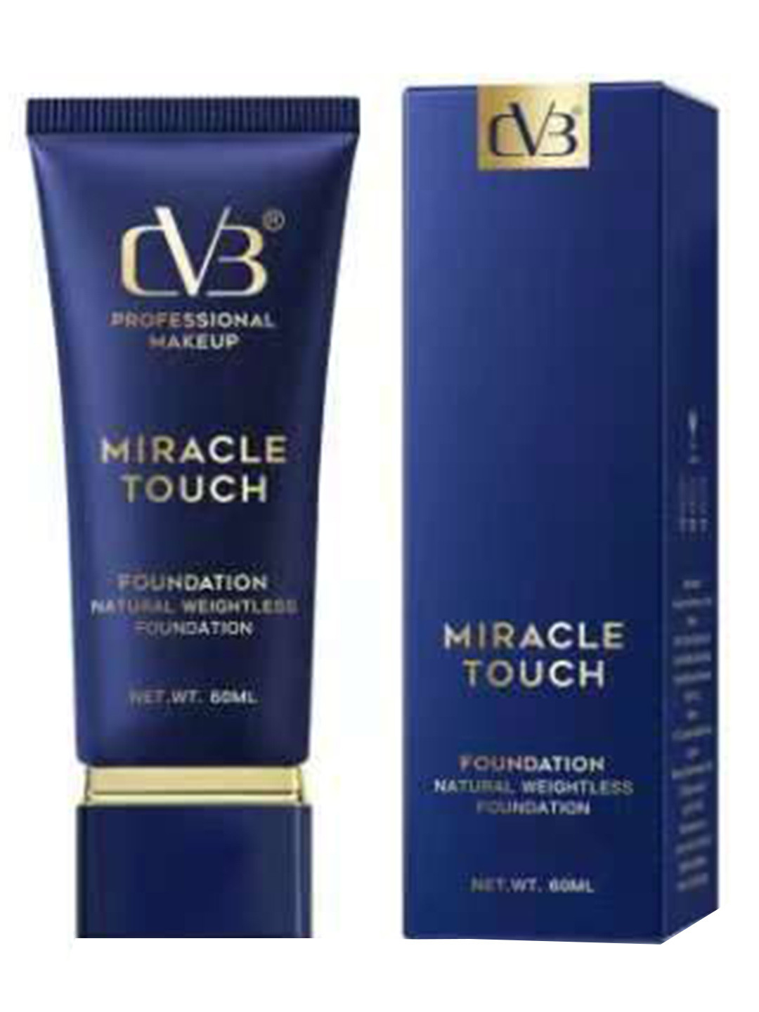 CVB Miracle Touch Natural Weightless Foundation - 60 ml - Natural Nude 04