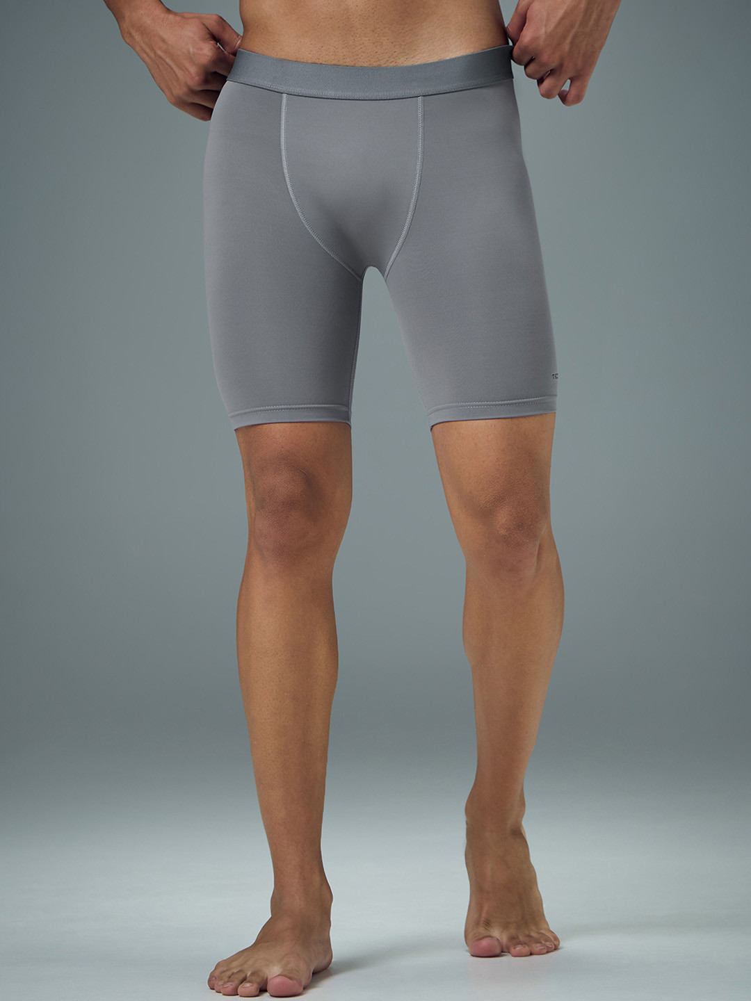 Technosport Men Slim Fit Cycling Compression Shorts