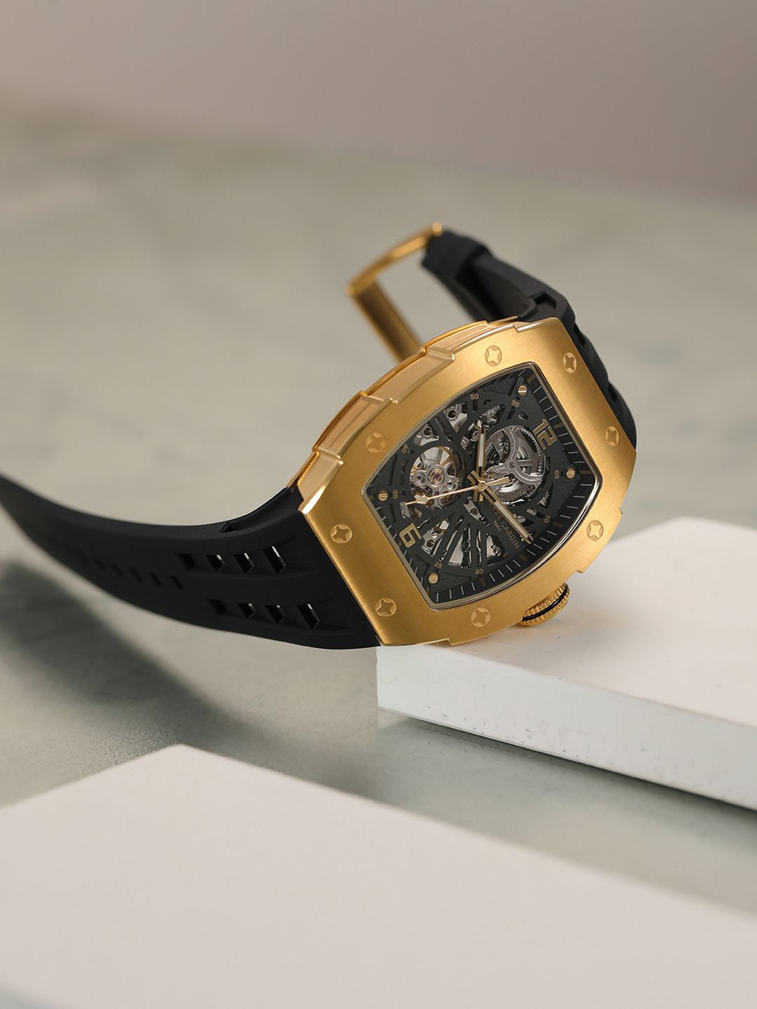 pierre cardin Squelette Men Dial & Straps Analogue Automatic Watch CF.1013.PB.2