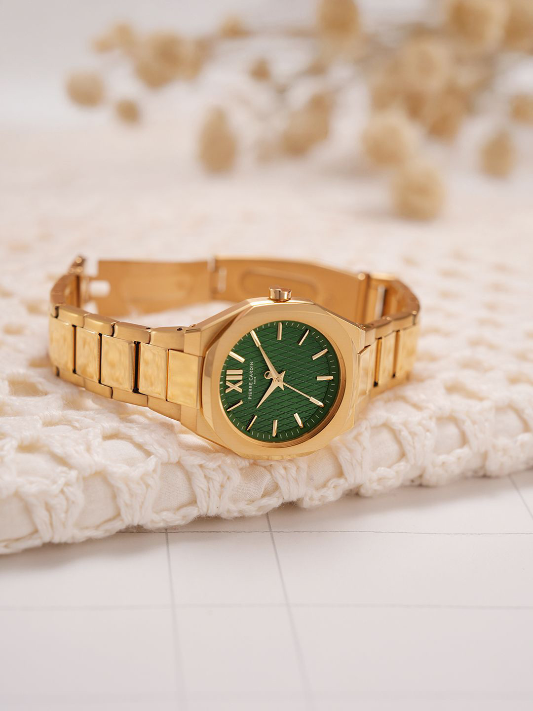 pierre cardin Lyse Women Bracelet Style Analogue Multi Function Watch CF.1023.MG