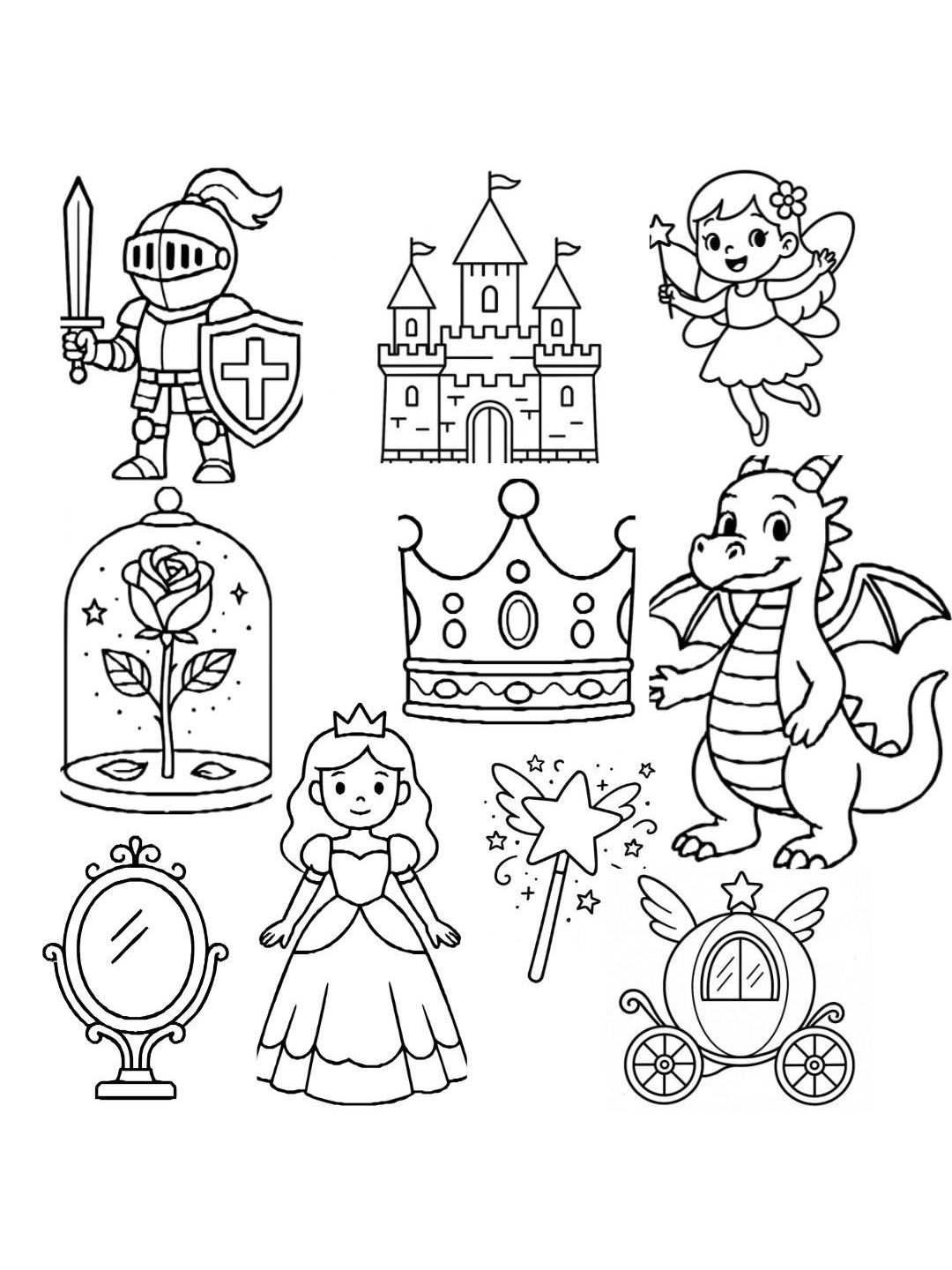 Nesta Toys DIY Fridge Magnet - Fairy Tale Activity Toys and Games