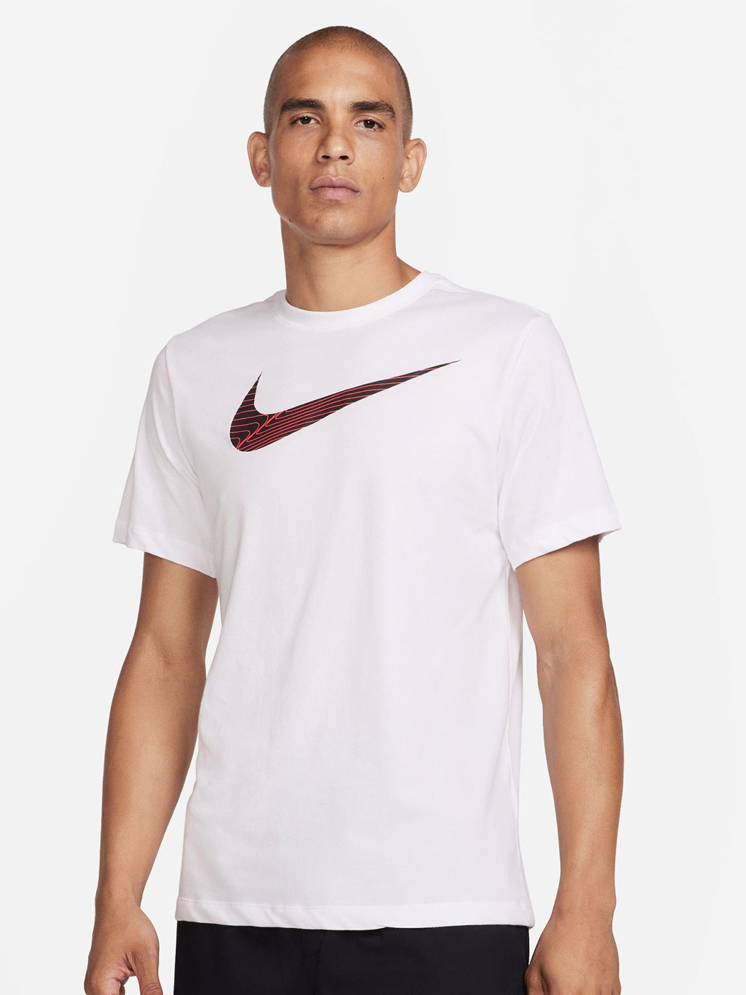 Nike Men Brand Logo Dri-FIT Fitness T-shirt