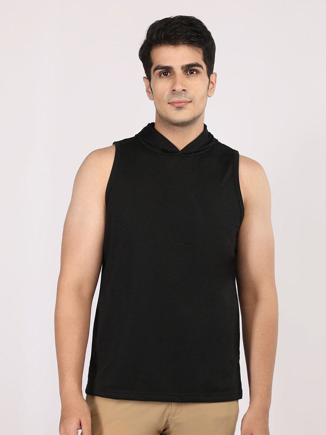 ETC Hooded Sleeveless Basketball T-shirt