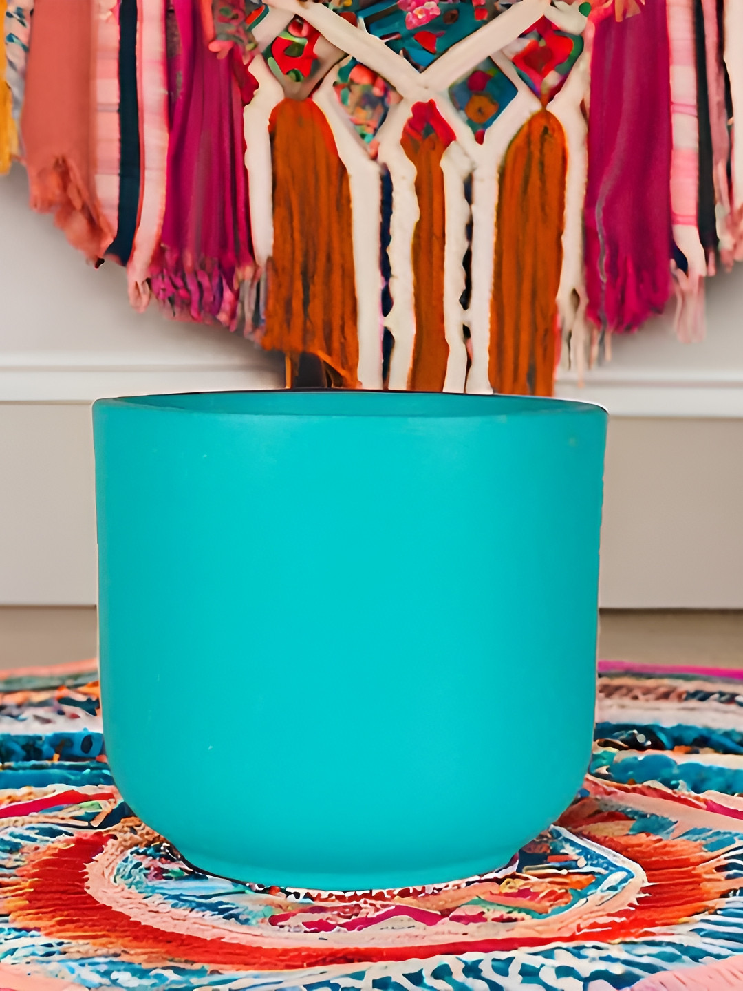 LASAKI Orin Blue Big Aqua Ceramic Planters